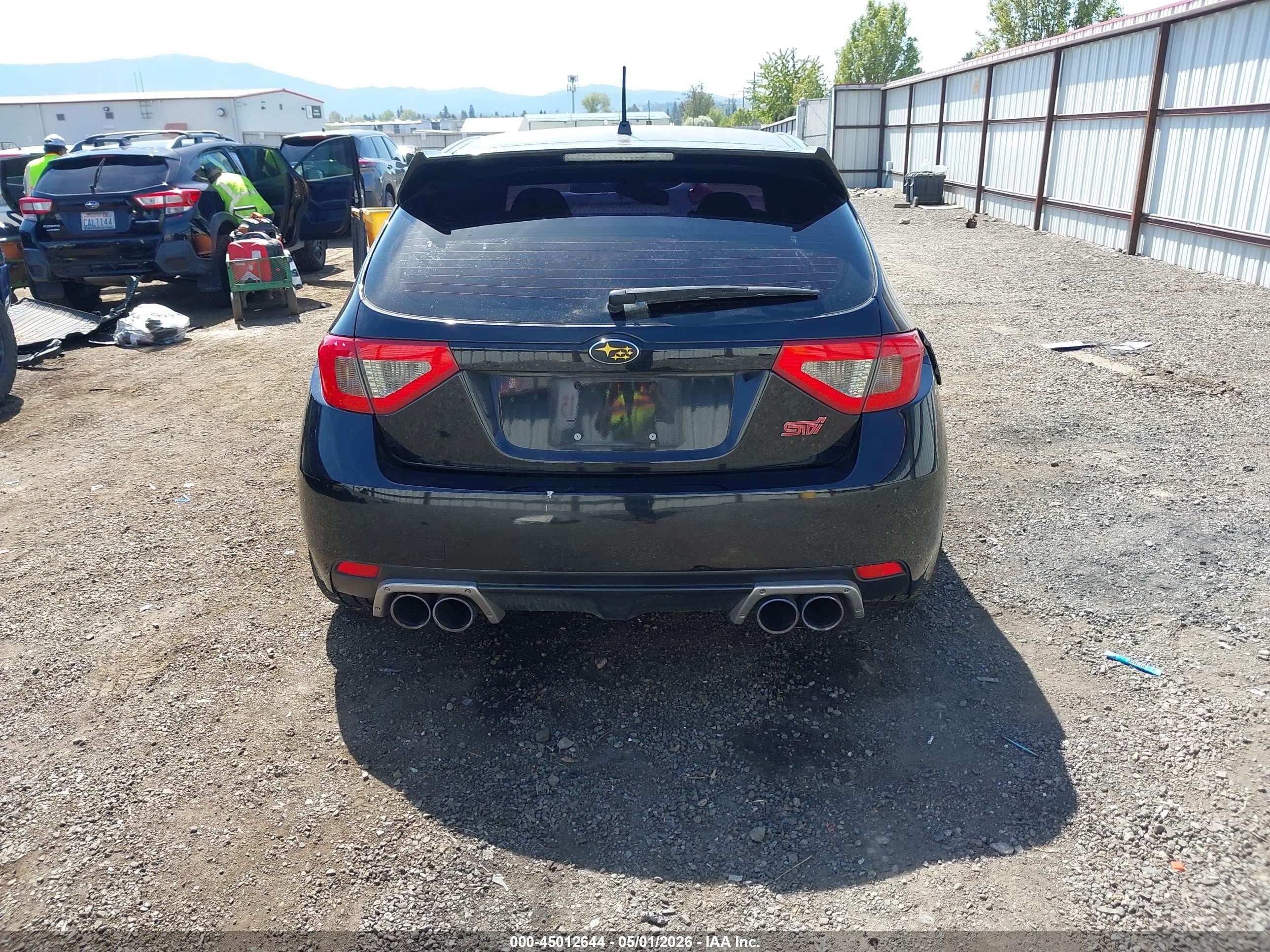 2013 Subaru Impreza Wrx Sti Черный vin: JF1GR8H62DL215885