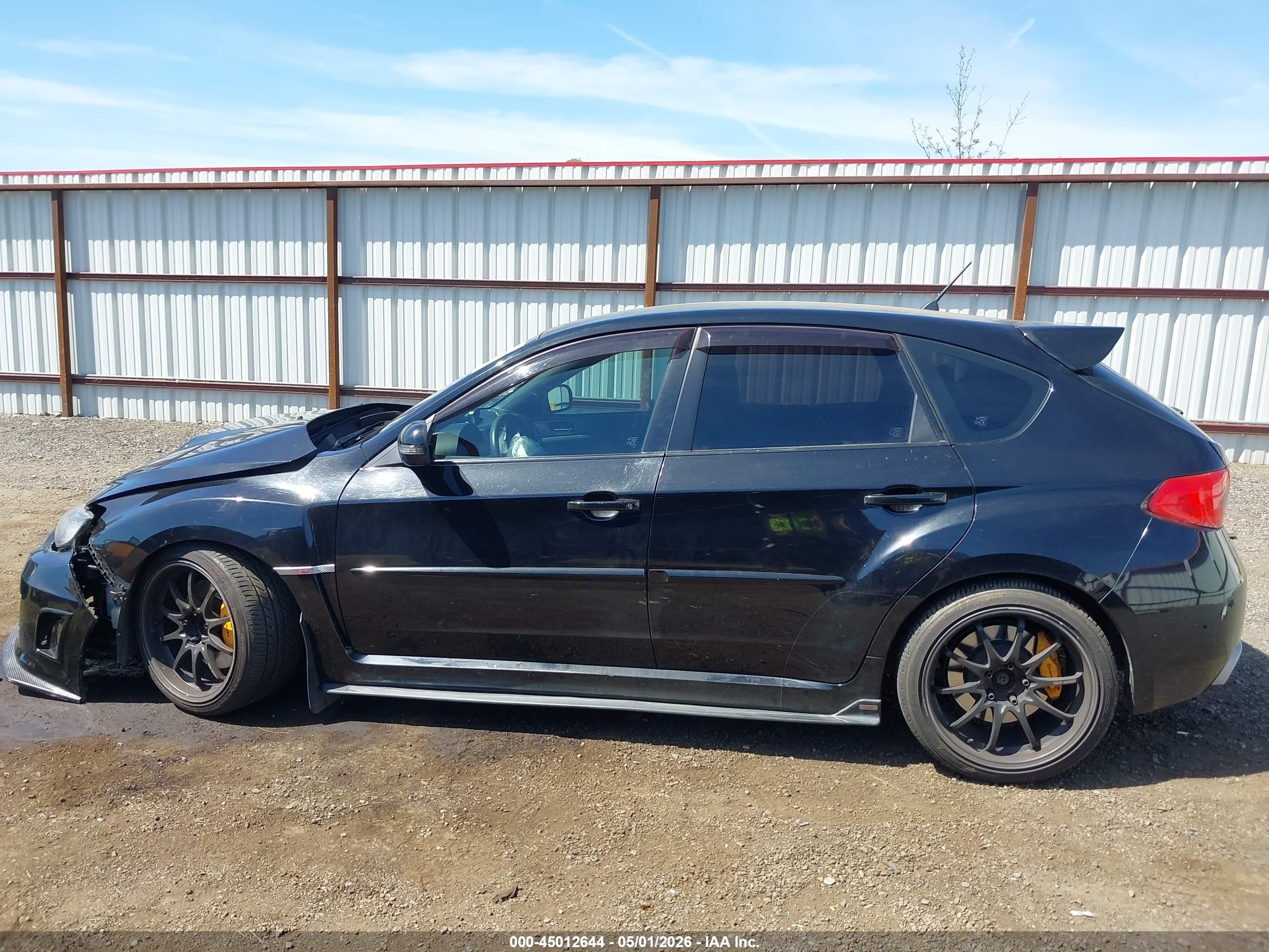 2013 Subaru Impreza Wrx Sti Черный vin: JF1GR8H62DL215885