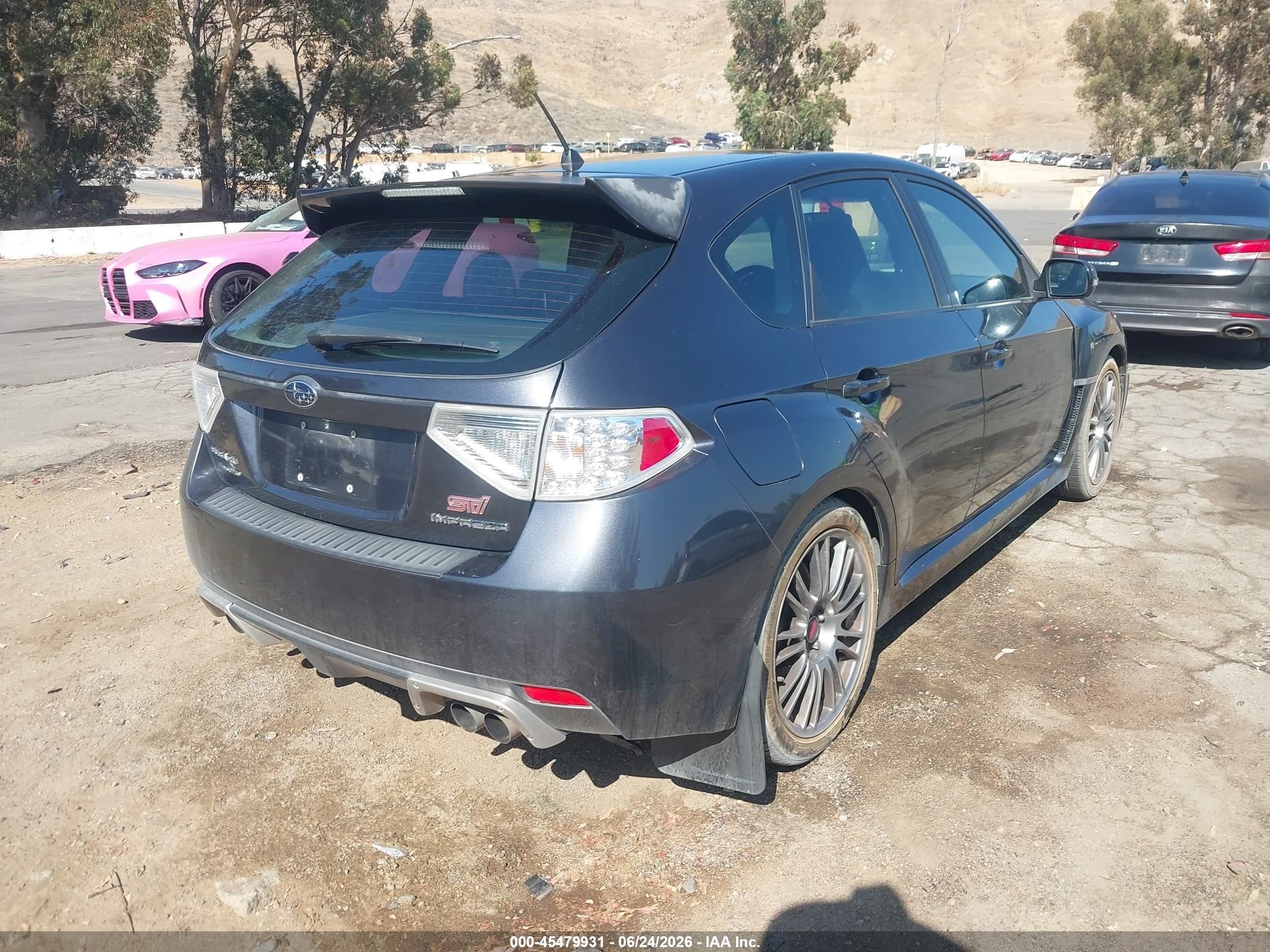 2013 Subaru Impreza Wrx Sti Серый vin: JF1GR8H62DL839895