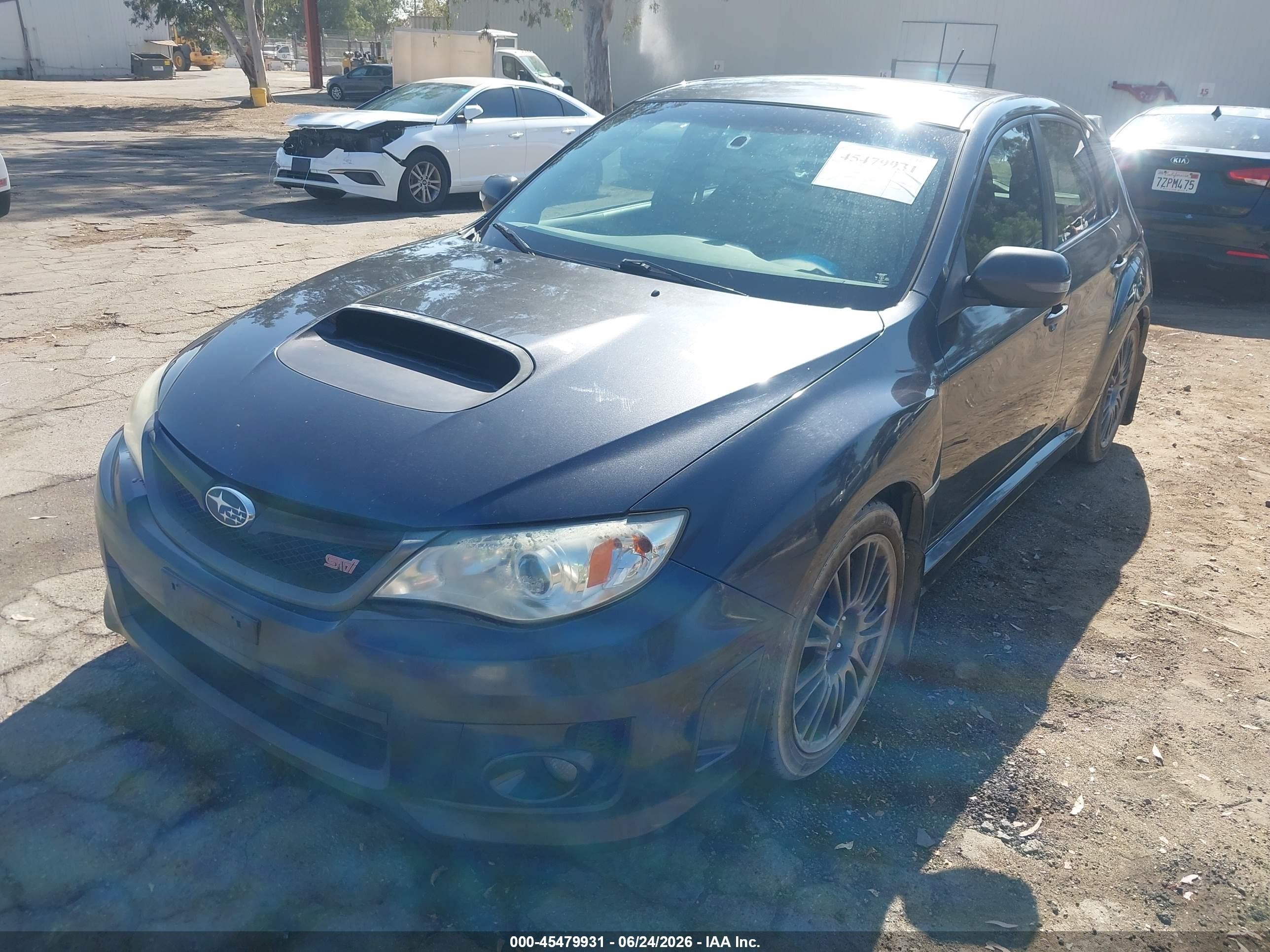 2013 Subaru Impreza Wrx Sti Серый vin: JF1GR8H62DL839895