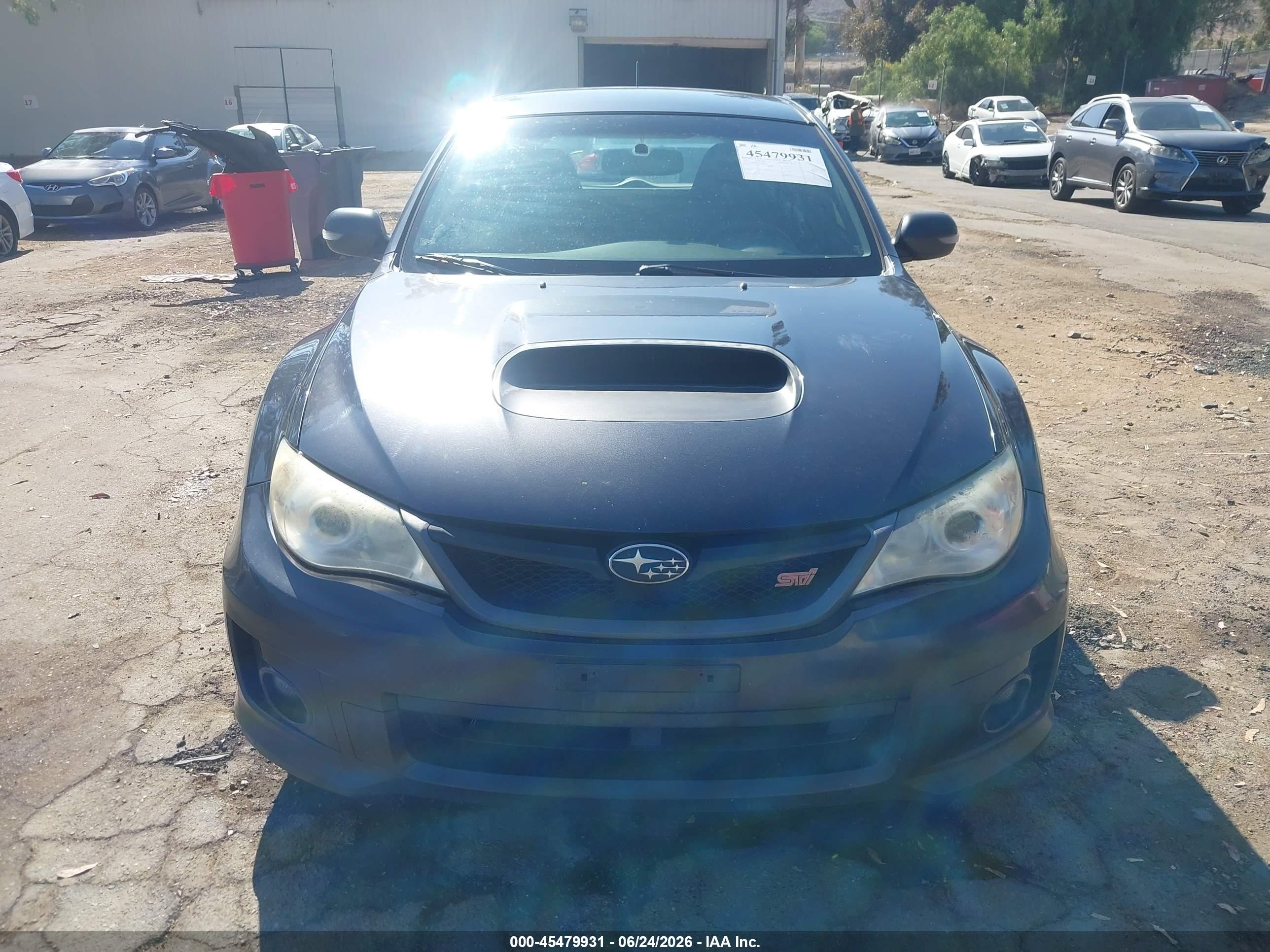 2013 Subaru Impreza Wrx Sti Серый vin: JF1GR8H62DL839895