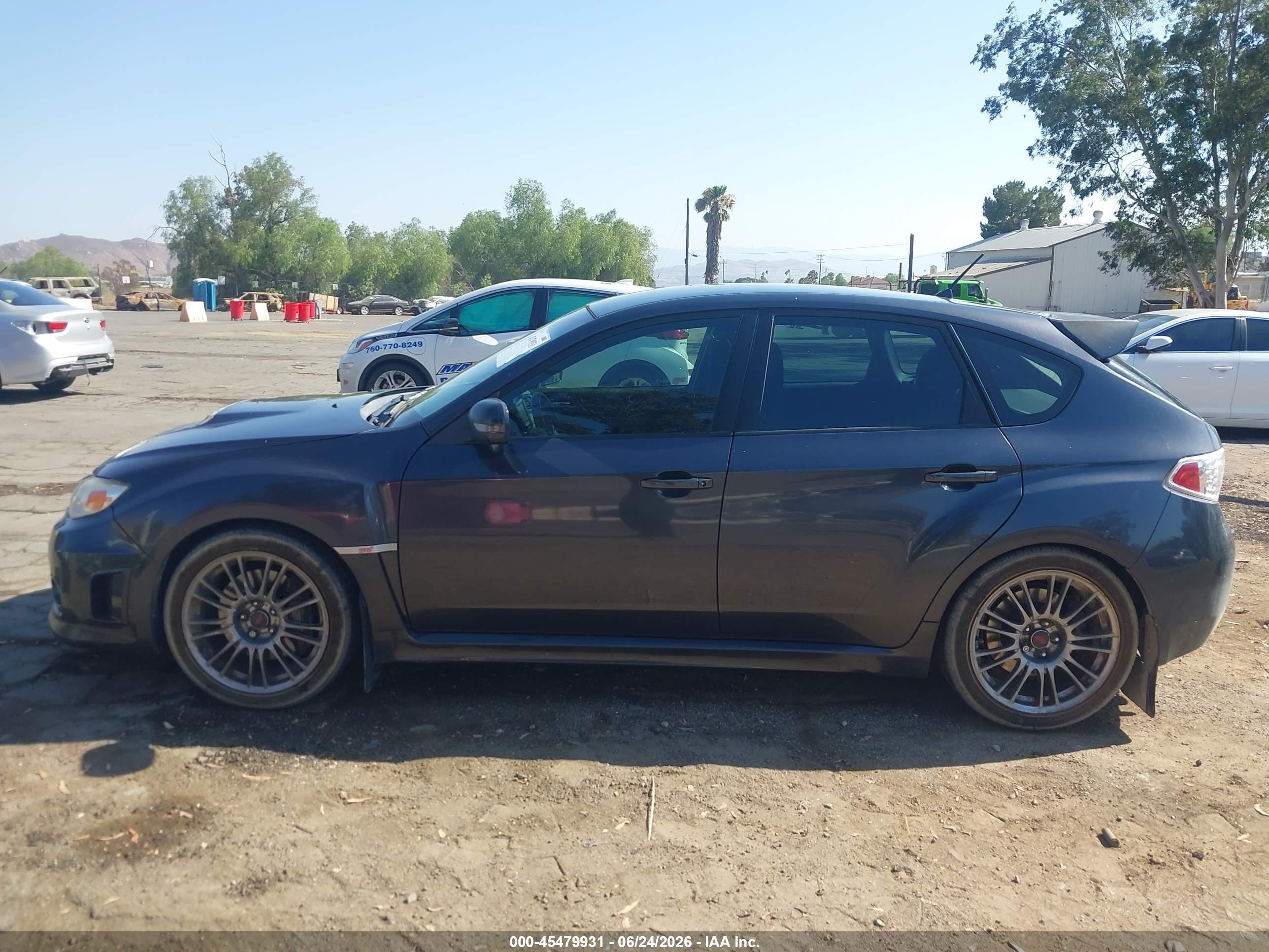2013 Subaru Impreza Wrx Sti Серый vin: JF1GR8H62DL839895