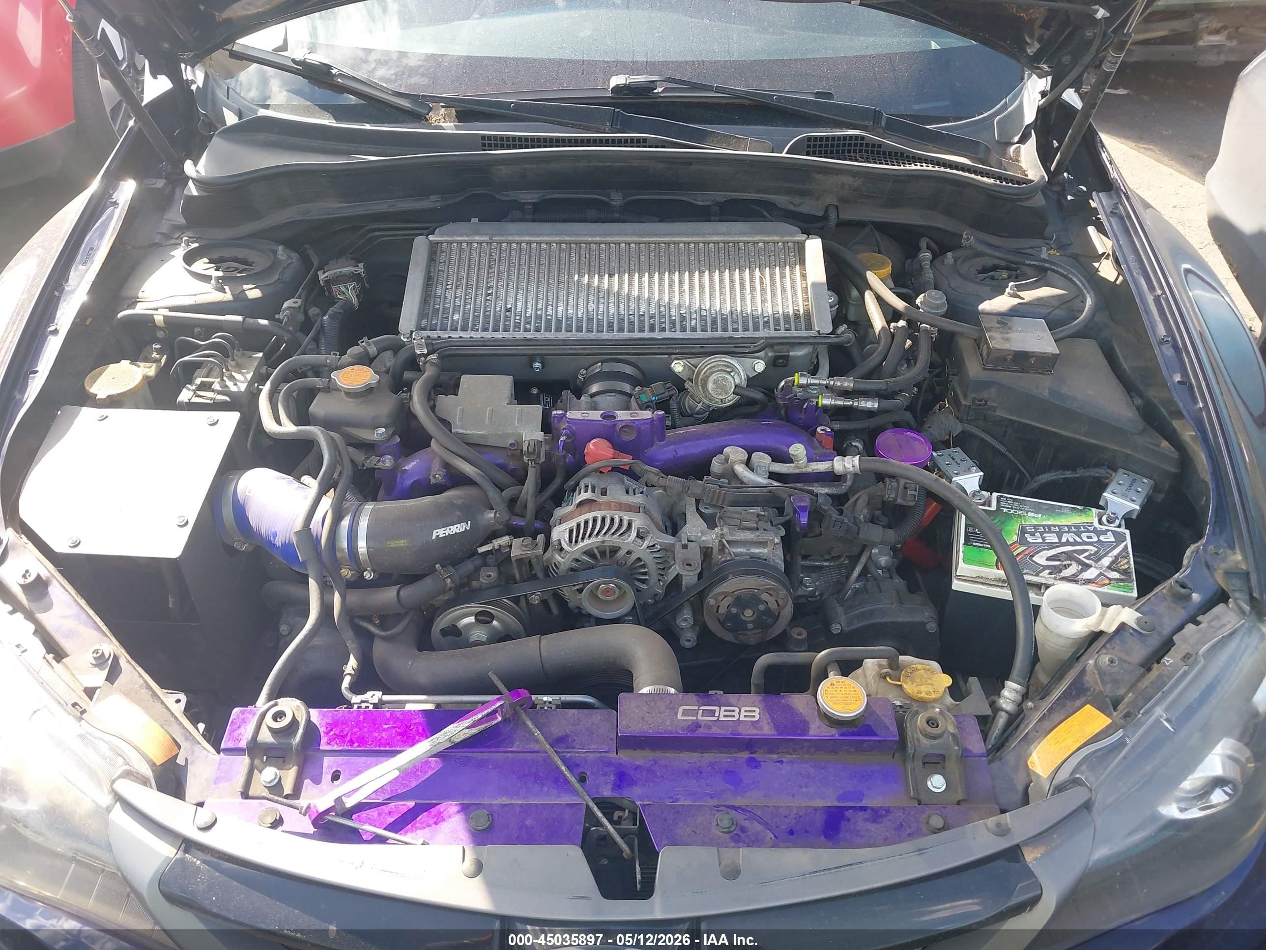 2011 Subaru Impreza Wrx Sti   Purple vin: JF1GR8H64BL832735
