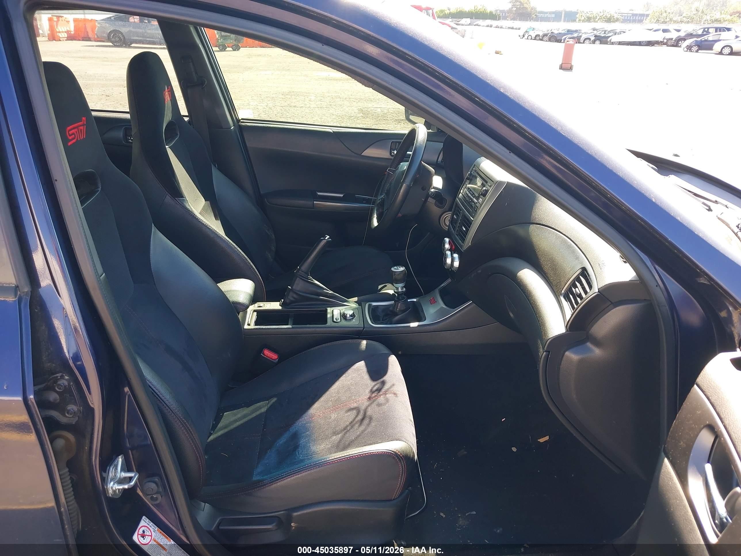 2011 Subaru Impreza Wrx Sti   Purple vin: JF1GR8H64BL832735