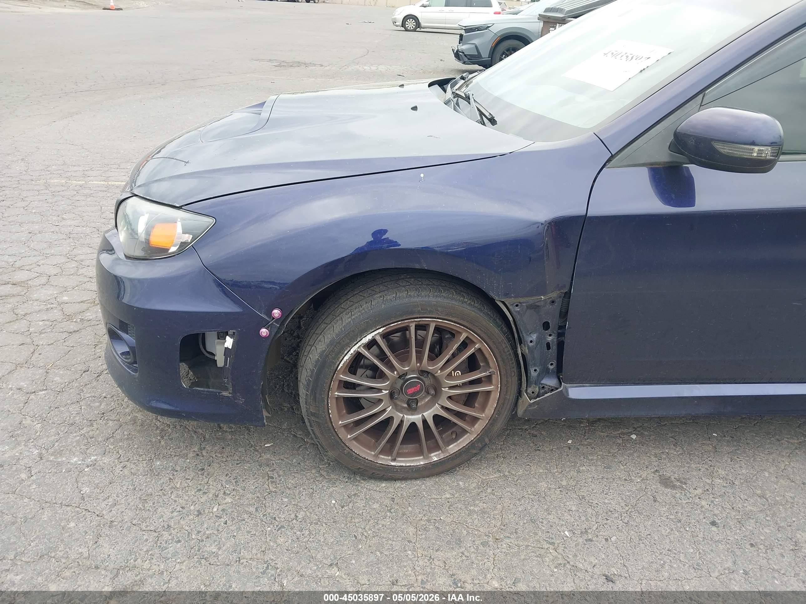 2011 Subaru Impreza Wrx Sti   Purple vin: JF1GR8H64BL832735