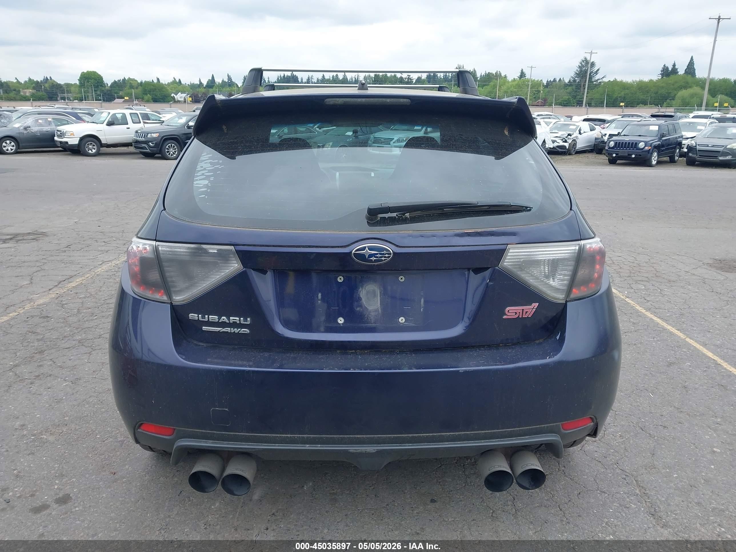 2011 Subaru Impreza Wrx Sti   Purple vin: JF1GR8H64BL832735