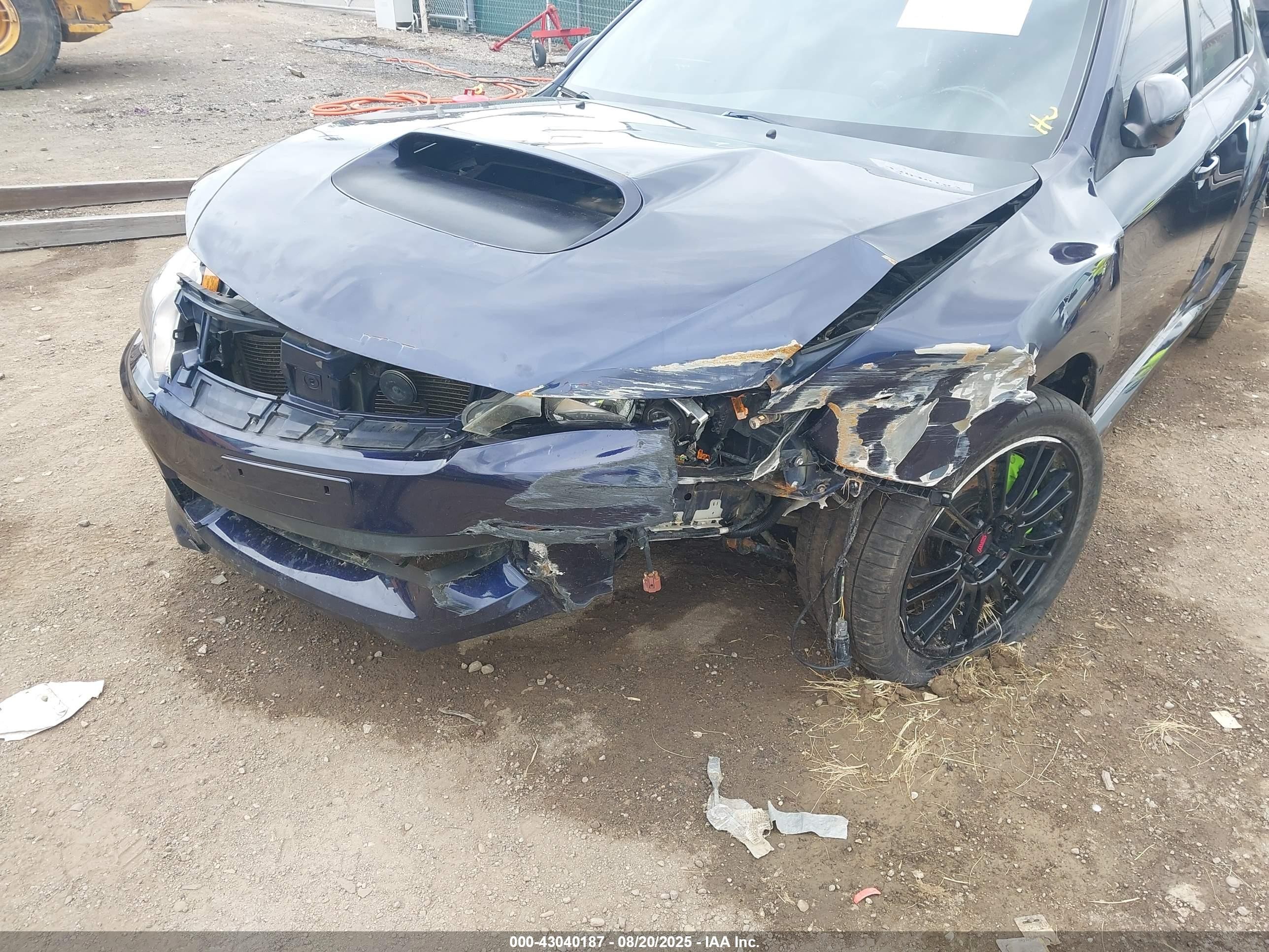 2014 Subaru Impreza Wrx Sti Синий vin: JF1GR8H64EL219602