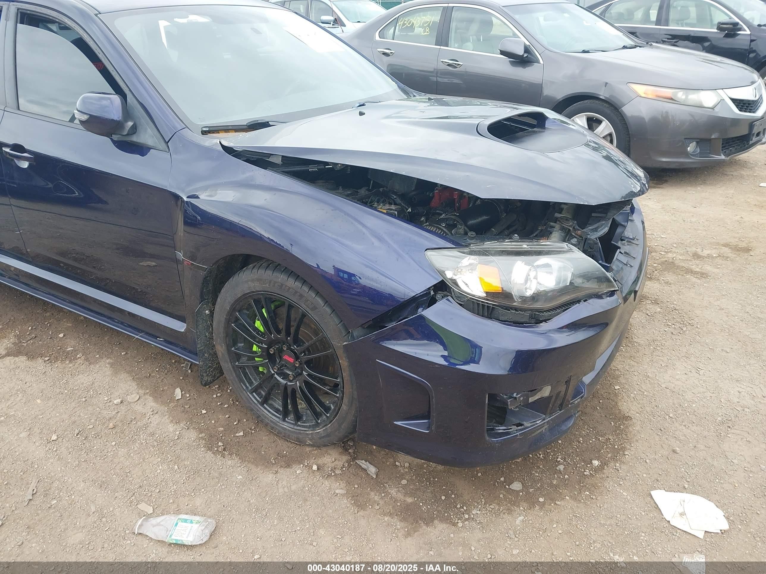 2014 Subaru Impreza Wrx Sti Синий vin: JF1GR8H64EL219602