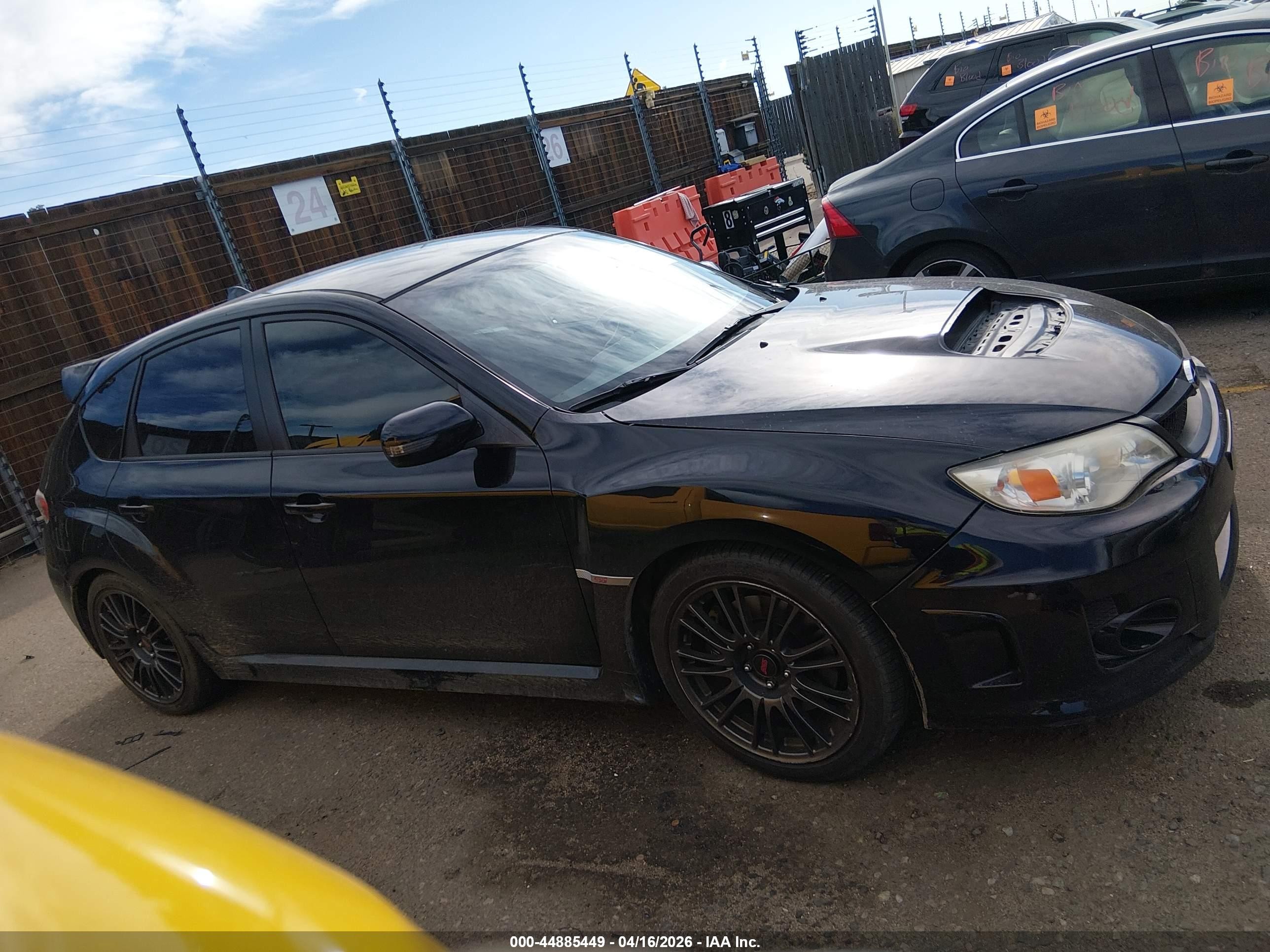 2012 Subaru Impreza Wrx Sti   Черный vin: JF1GR8H65CL235675