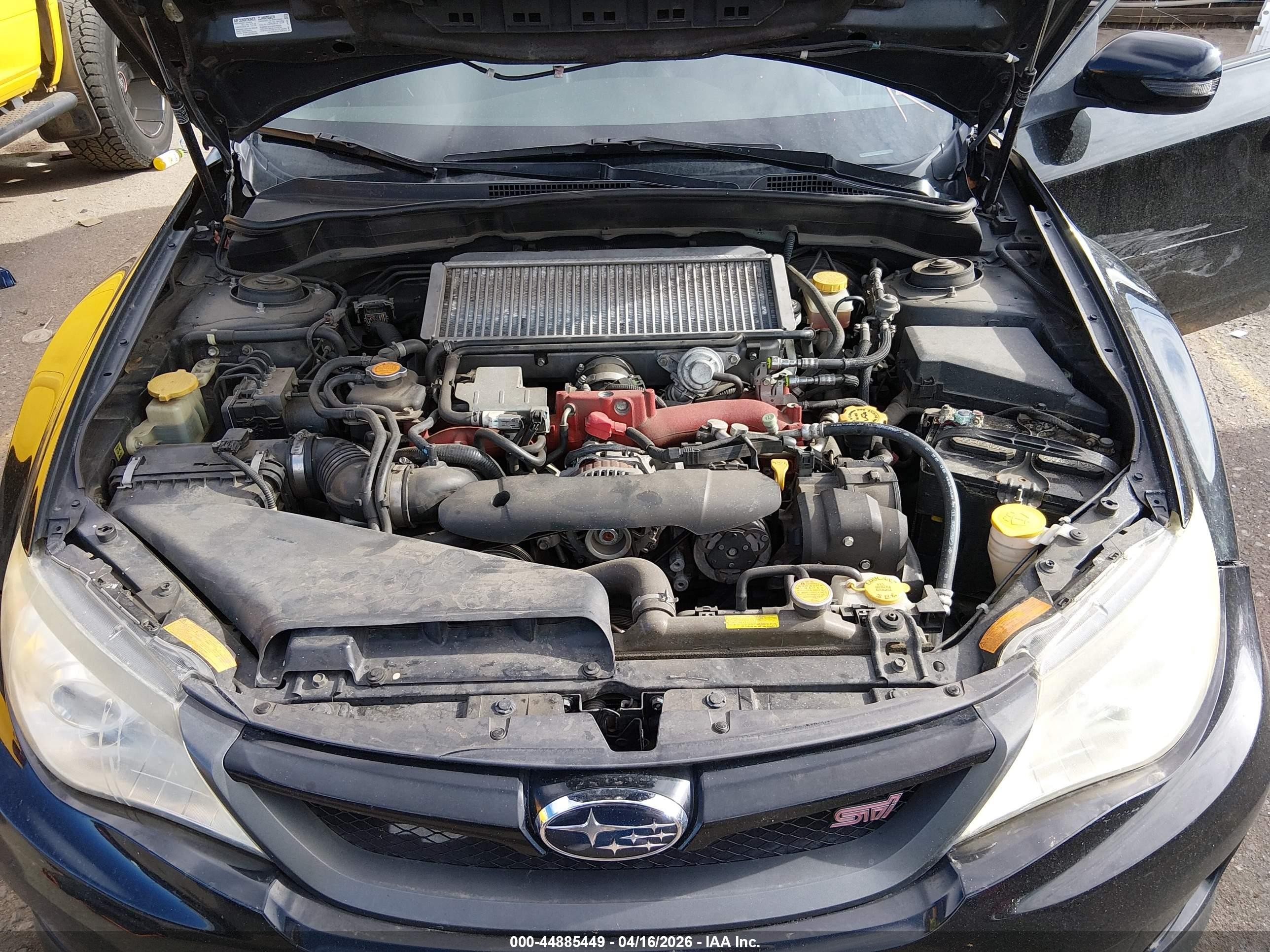 2012 Subaru Impreza Wrx Sti   Черный vin: JF1GR8H65CL235675