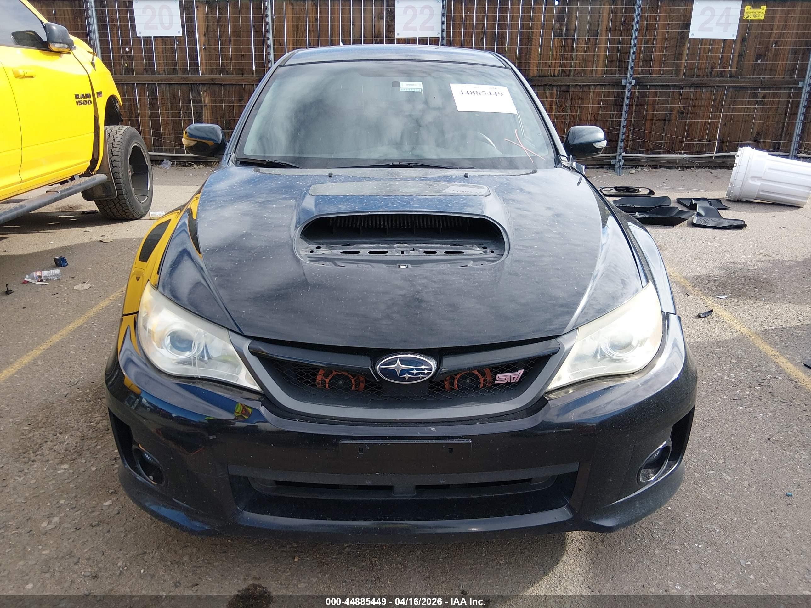 2012 Subaru Impreza Wrx Sti   Черный vin: JF1GR8H65CL235675