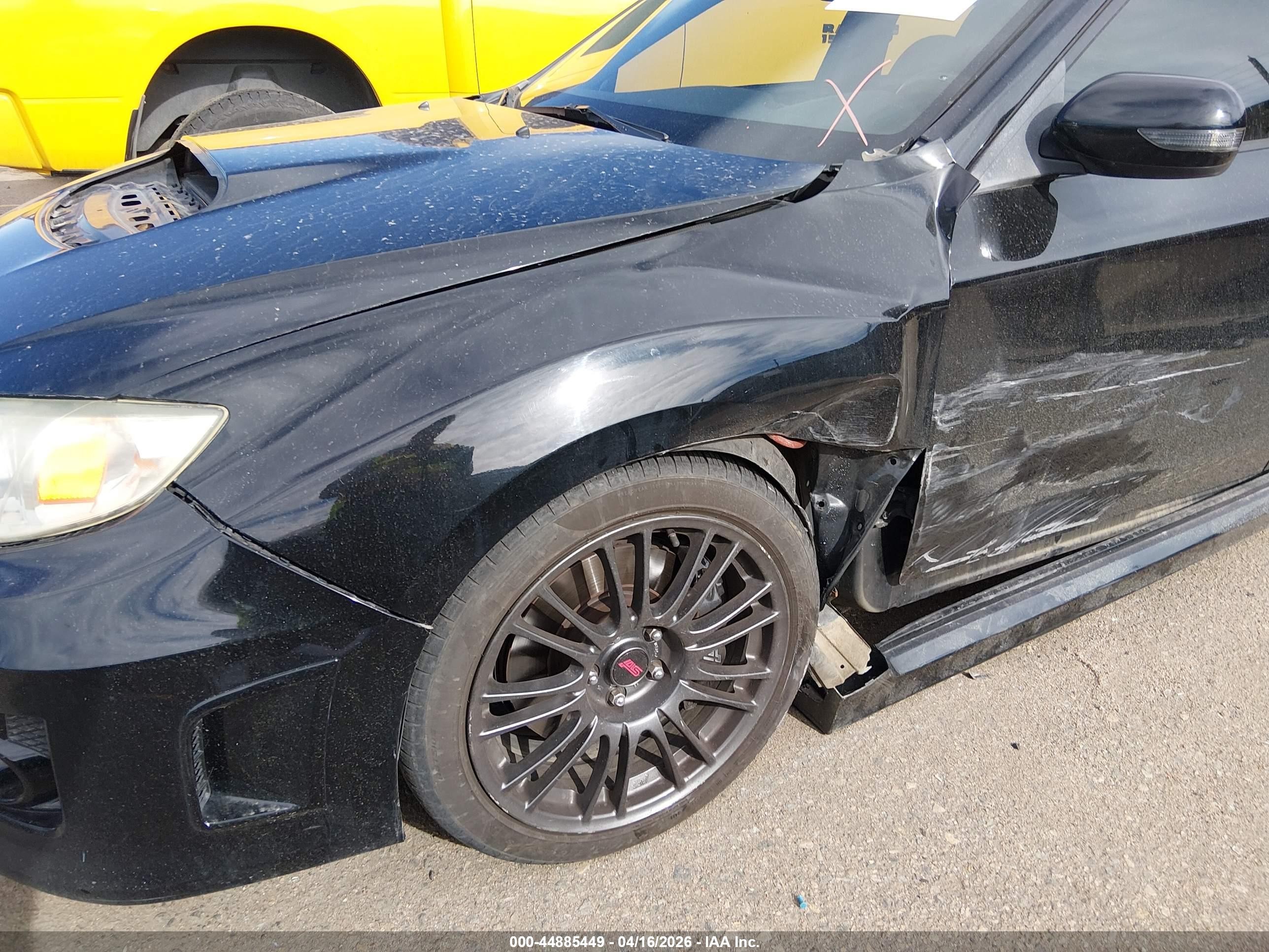 2012 Subaru Impreza Wrx Sti   Черный vin: JF1GR8H65CL235675