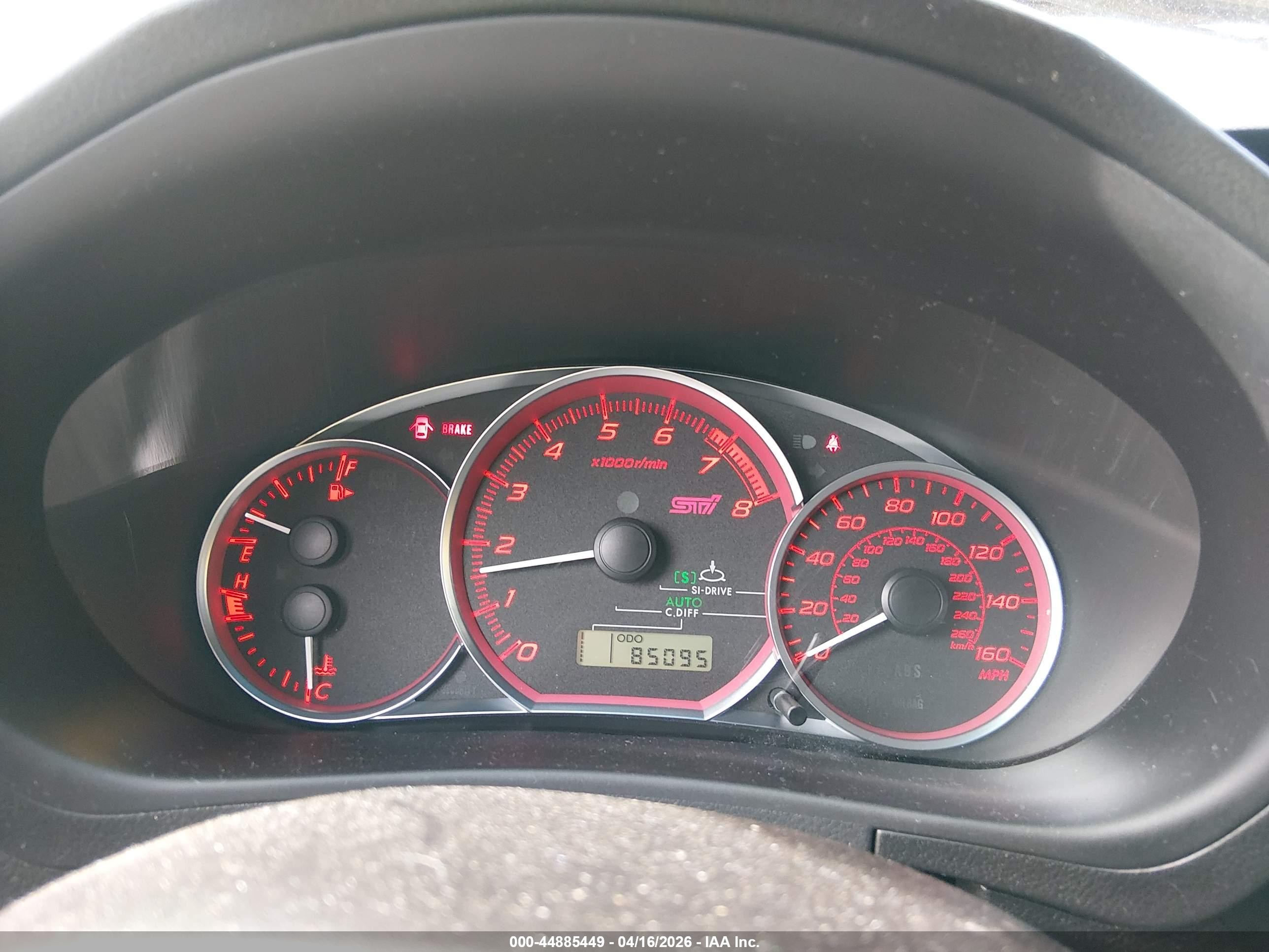 2012 Subaru Impreza Wrx Sti   Черный vin: JF1GR8H65CL235675