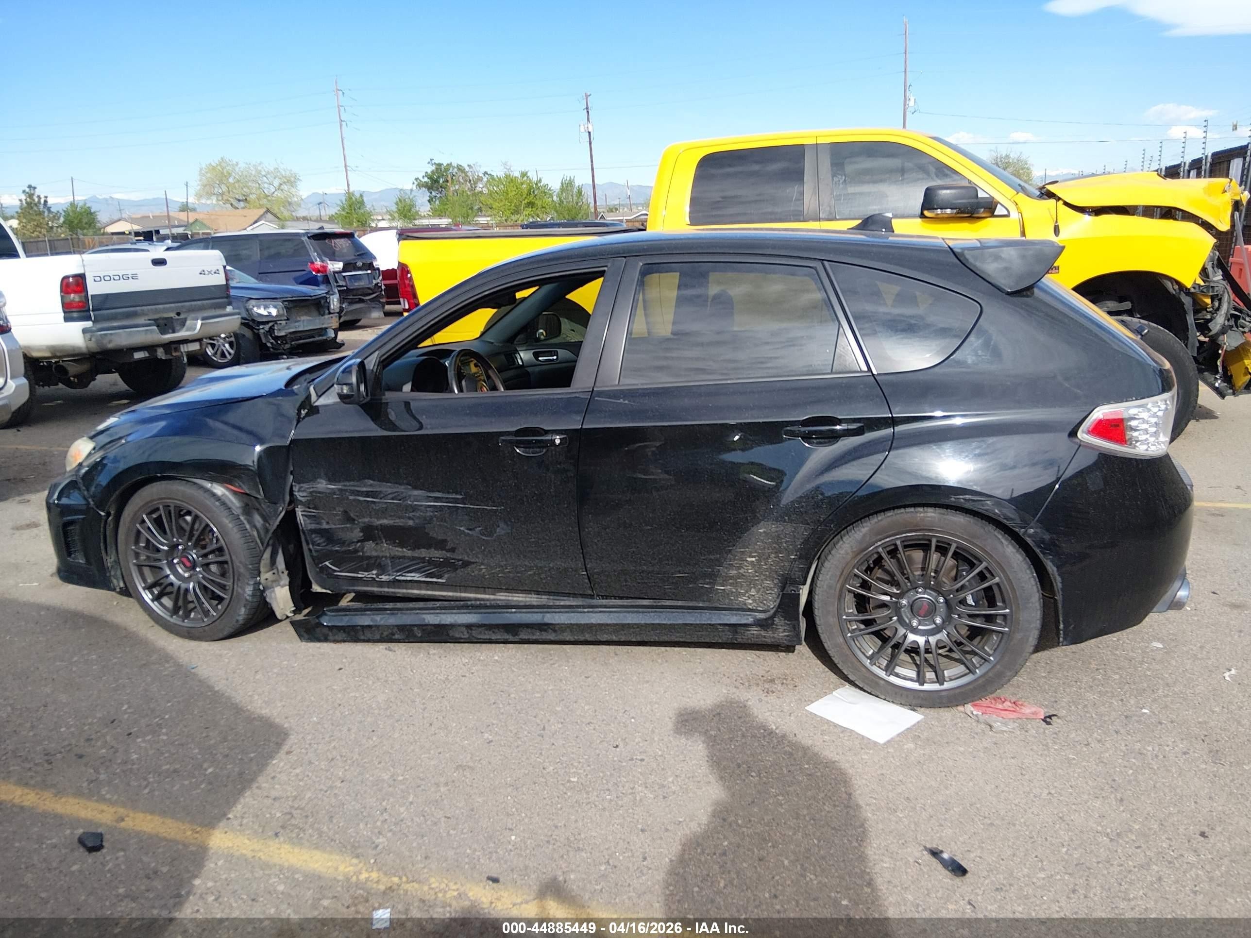 2012 Subaru Impreza Wrx Sti   Черный vin: JF1GR8H65CL235675