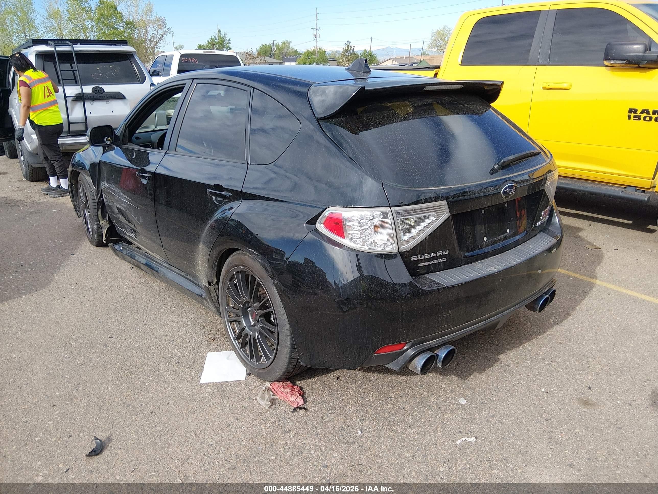 2012 Subaru Impreza Wrx Sti   Черный vin: JF1GR8H65CL235675