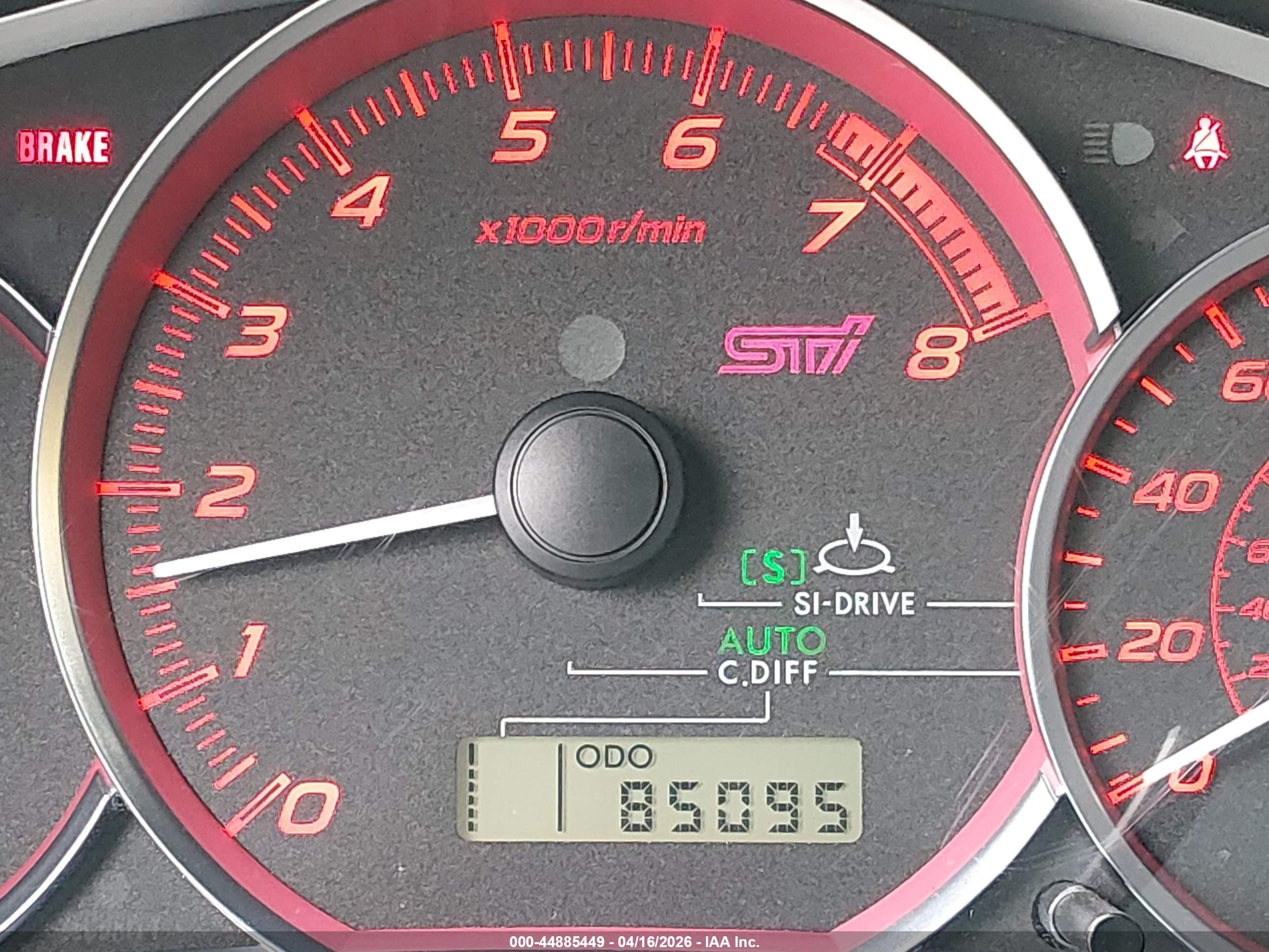 2012 Subaru Impreza Wrx Sti   Черный vin: JF1GR8H65CL235675