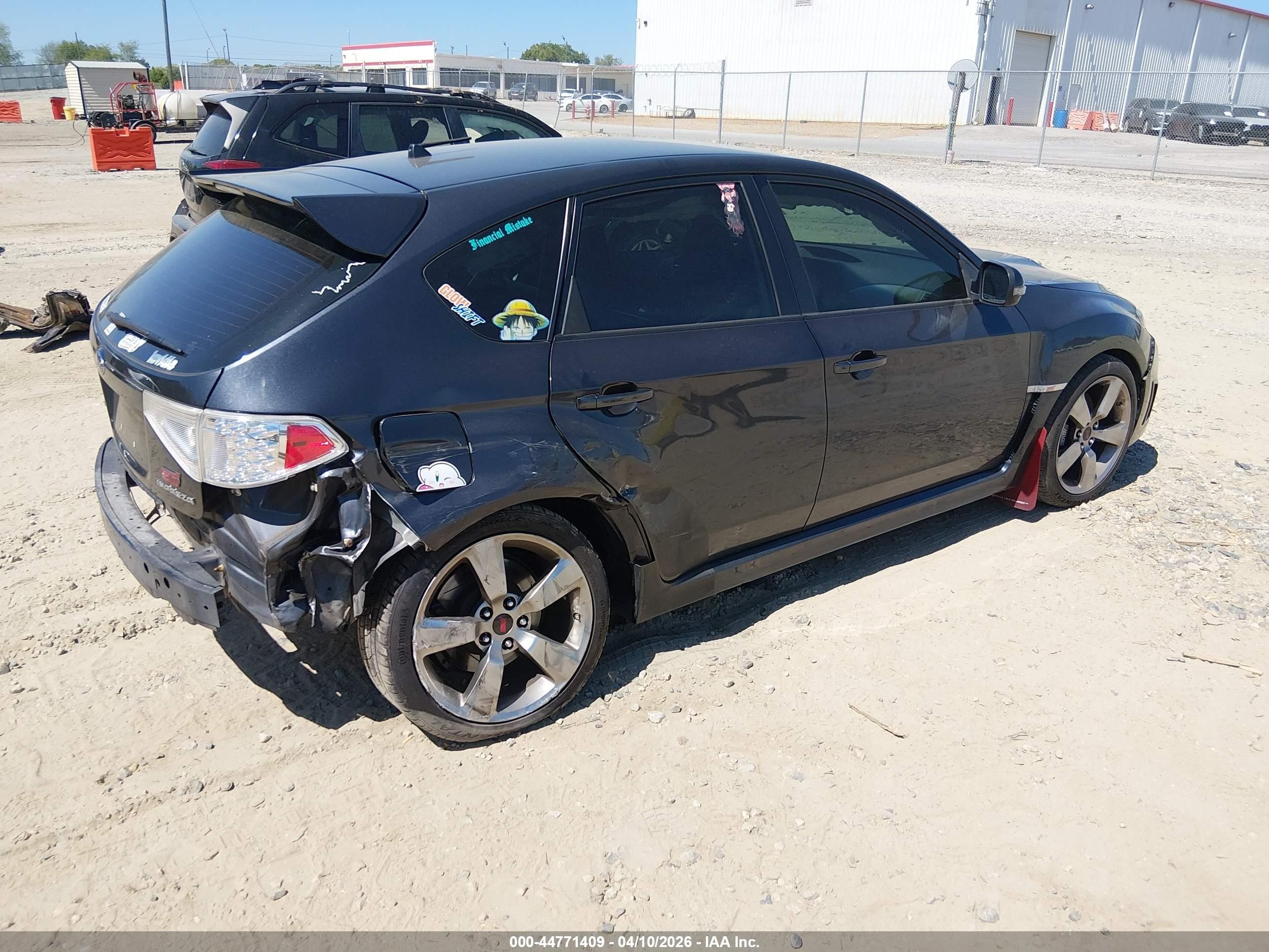 2010 Subaru Impreza Wrx Sti Special Edition Black vin: JF1GR8H66AL802764