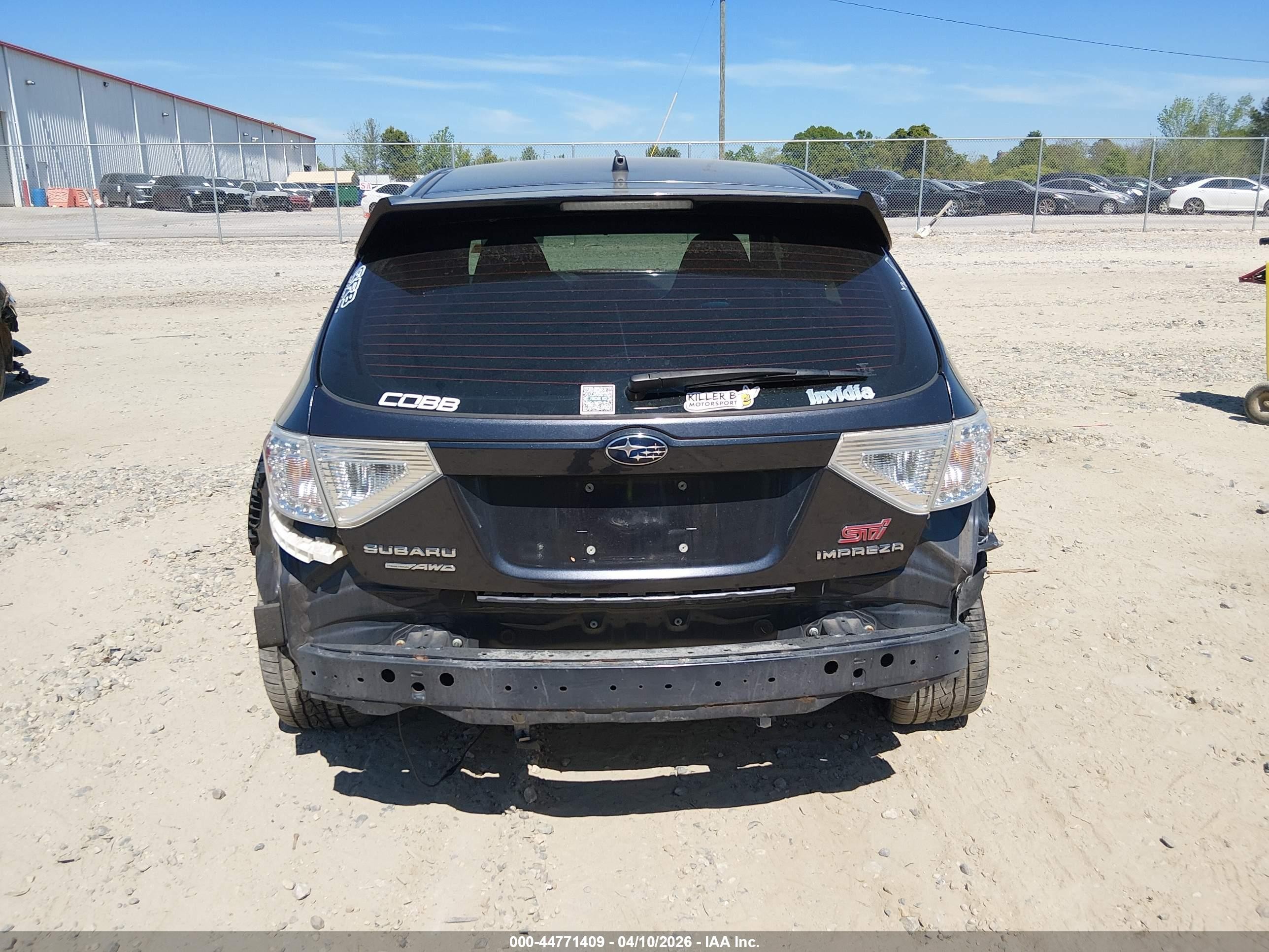 2010 Subaru Impreza Wrx Sti Special Edition Black vin: JF1GR8H66AL802764