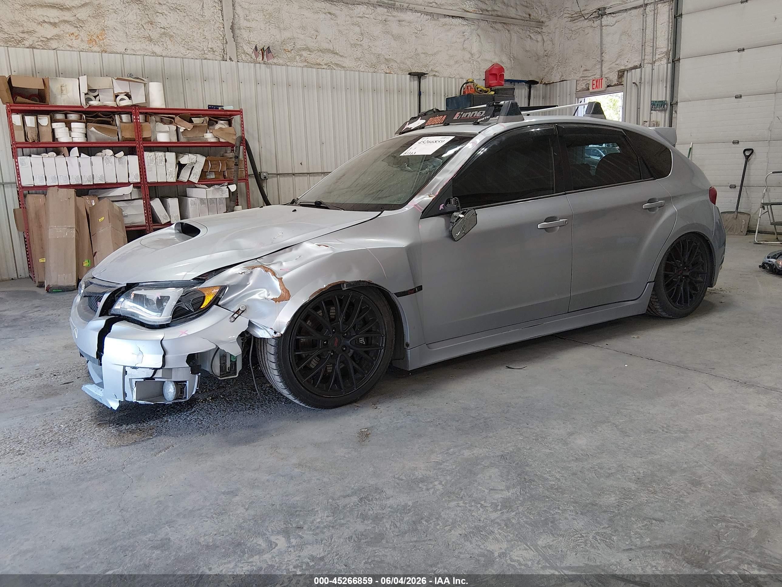 2013 Subaru Impreza Wrx Sti Silver vin: JF1GR8H66DL803434