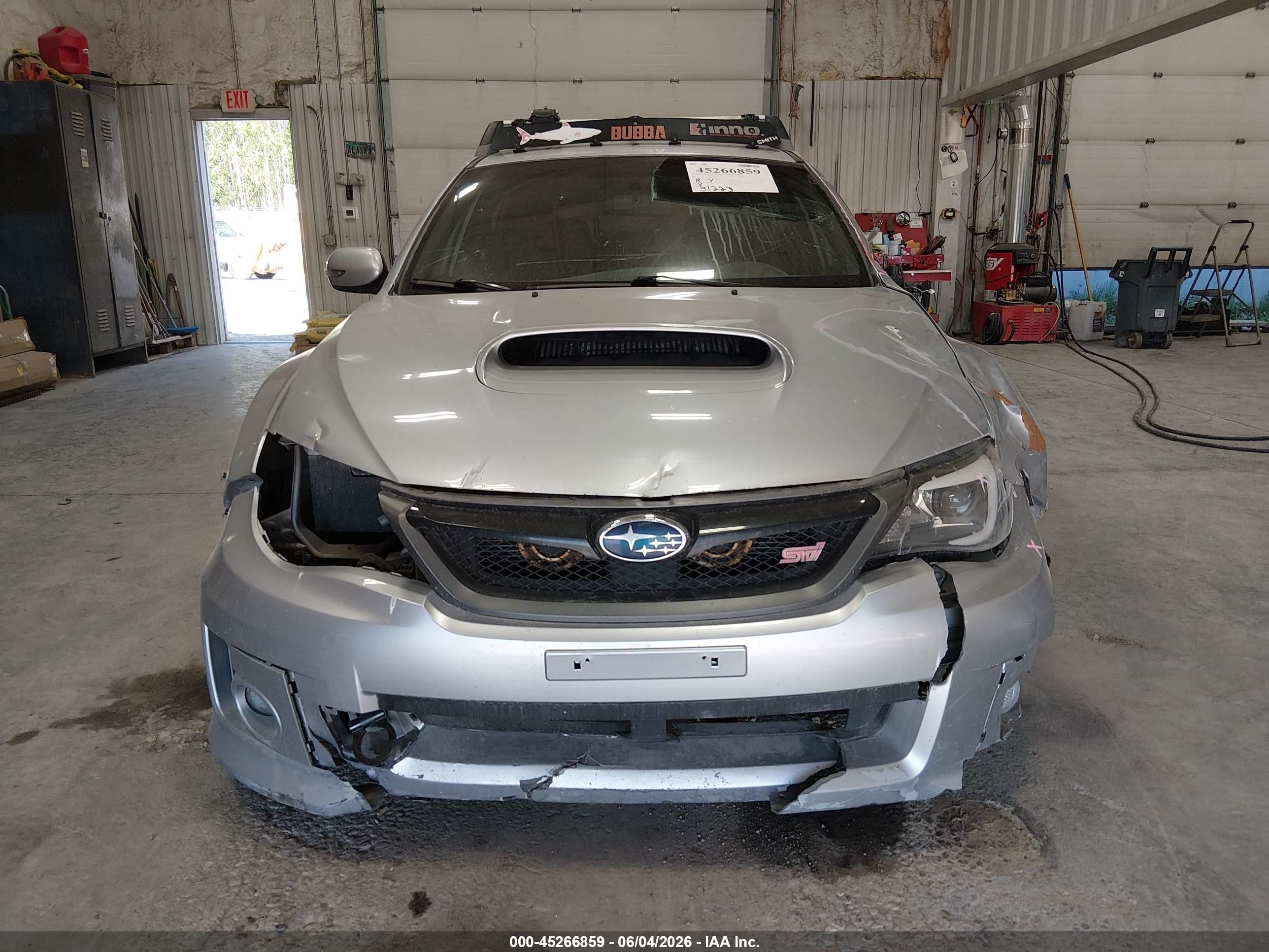 2013 Subaru Impreza Wrx Sti Silver vin: JF1GR8H66DL803434