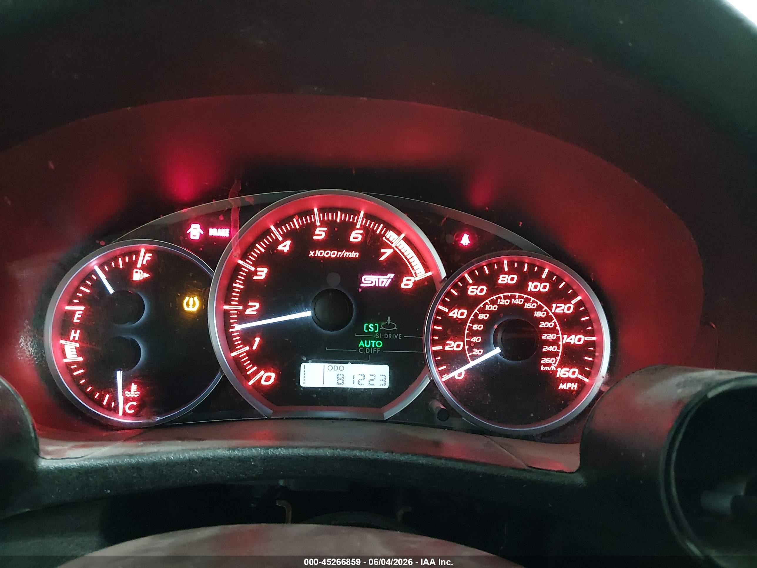 2013 Subaru Impreza Wrx Sti Silver vin: JF1GR8H66DL803434