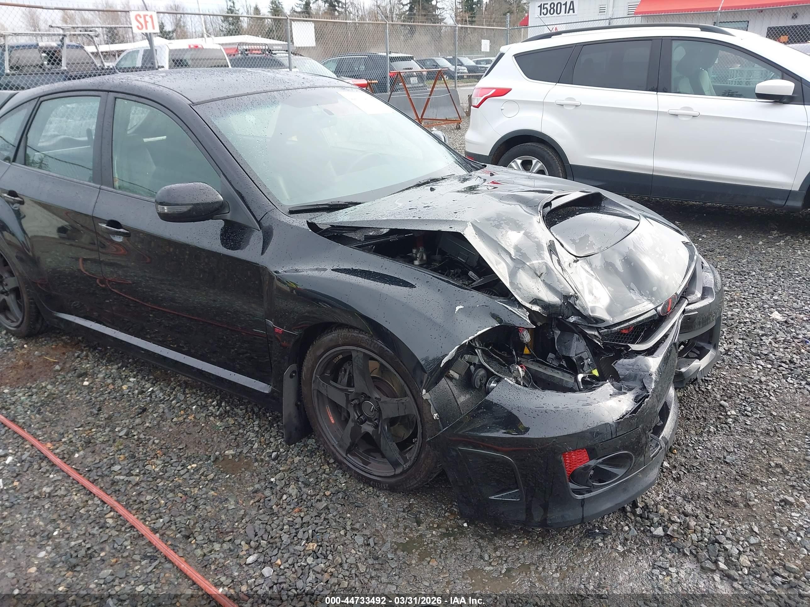 2014 Subaru Impreza Wrx Sti Black vin: JF1GR8H66EL267568