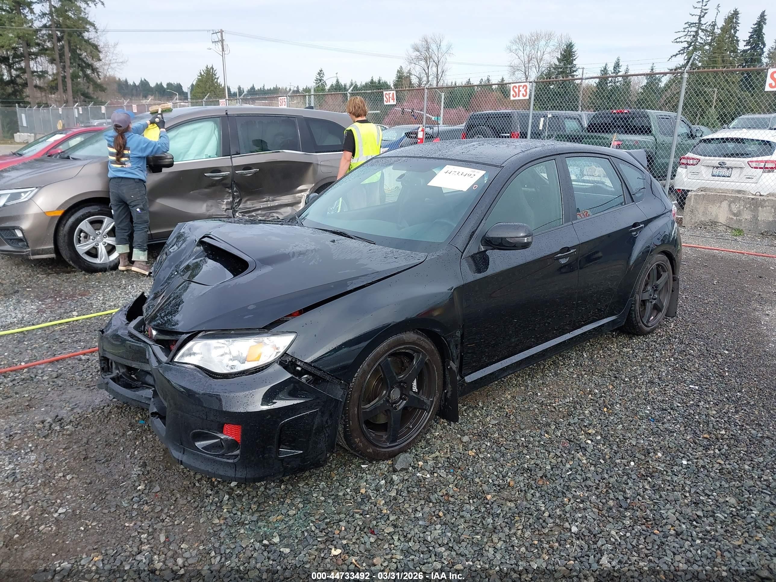 2014 Subaru Impreza Wrx Sti Black vin: JF1GR8H66EL267568