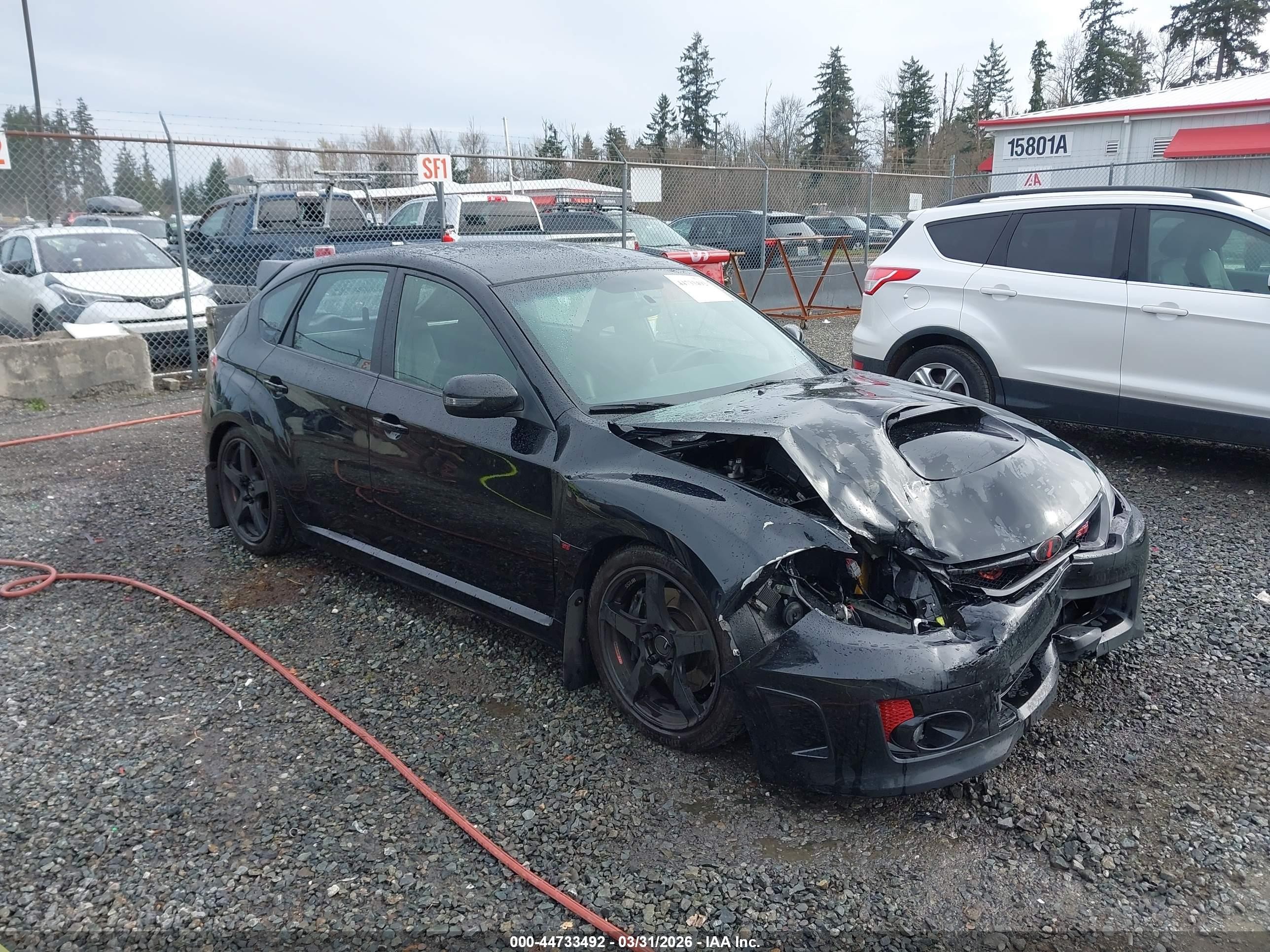 2014 Subaru Impreza Wrx Sti Черный vin: JF1GR8H66EL267568