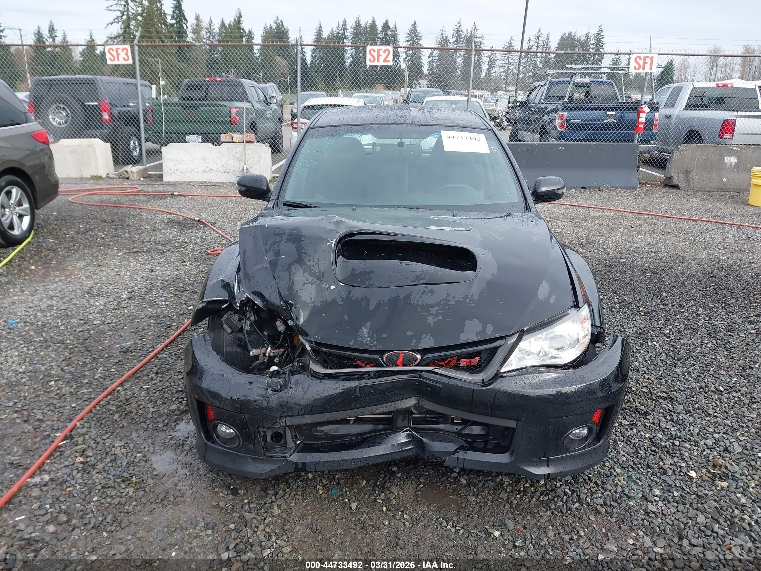 2014 Subaru Impreza Wrx Sti Black vin: JF1GR8H66EL267568