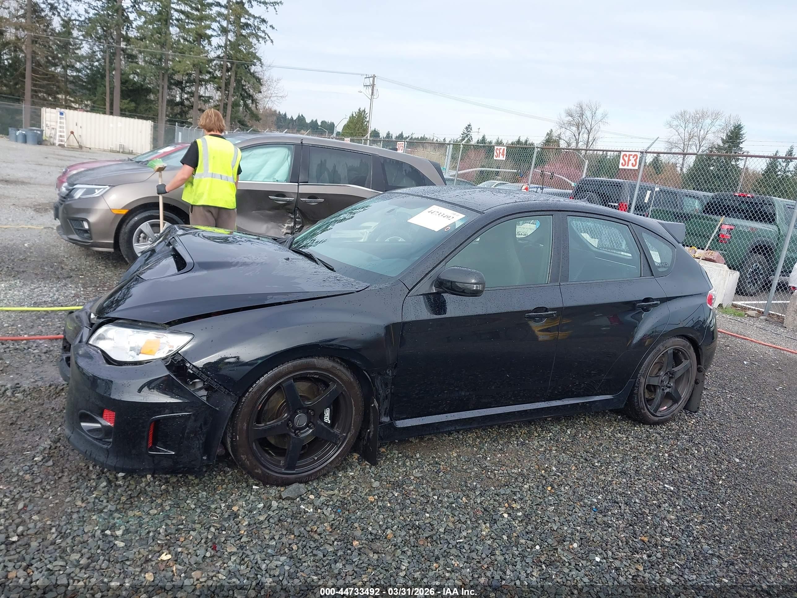 2014 Subaru Impreza Wrx Sti Black vin: JF1GR8H66EL267568