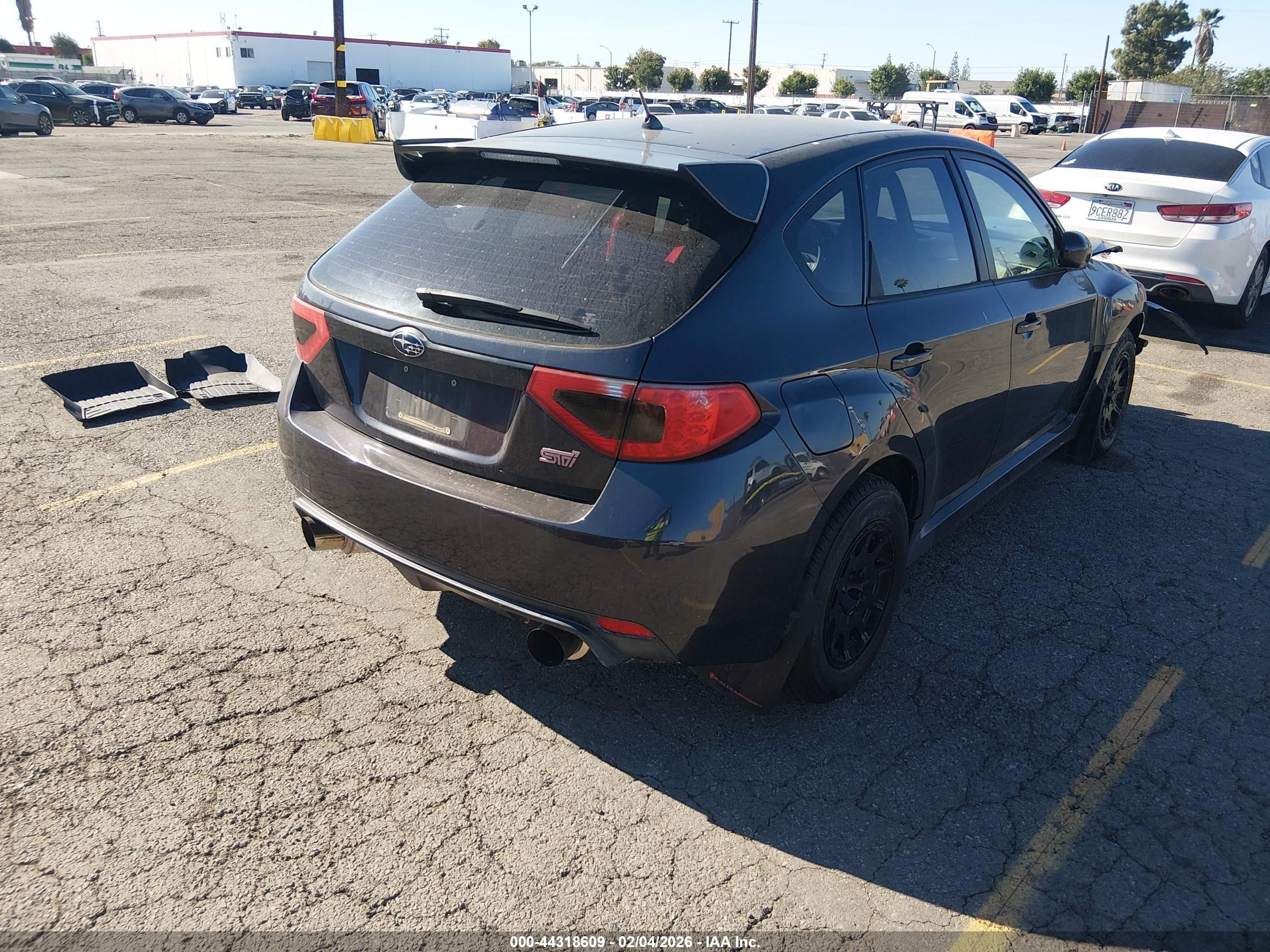 2010 Subaru Impreza Wrx Sti Special Edition Gray vin: JF1GR8H67AL819136