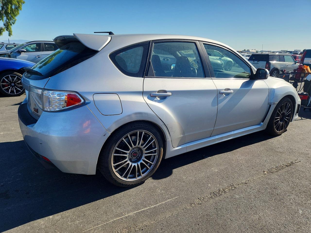 2011 Subaru Impreza Wrx Sti Silver vin: JF1GR8H67BL824225