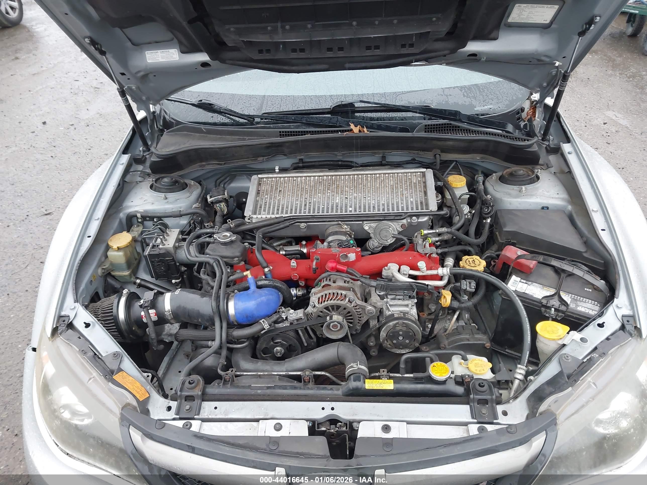 2010 Subaru Impreza Wrx Sti   Silver vin: JF1GR8H68AL801051
