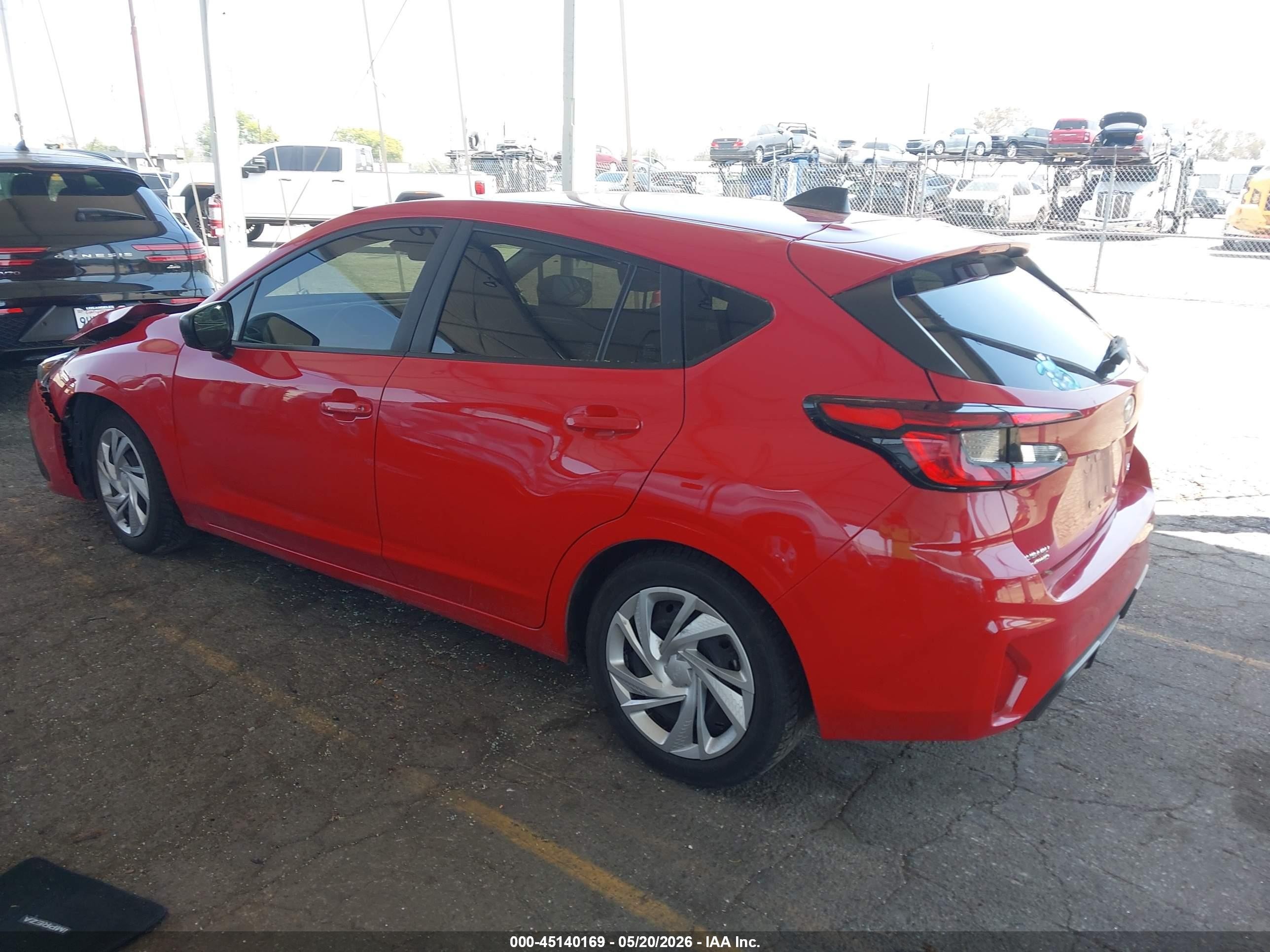 2024 Subaru Impreza Base 5-door Красный vin: JF1GUABC1R8850319