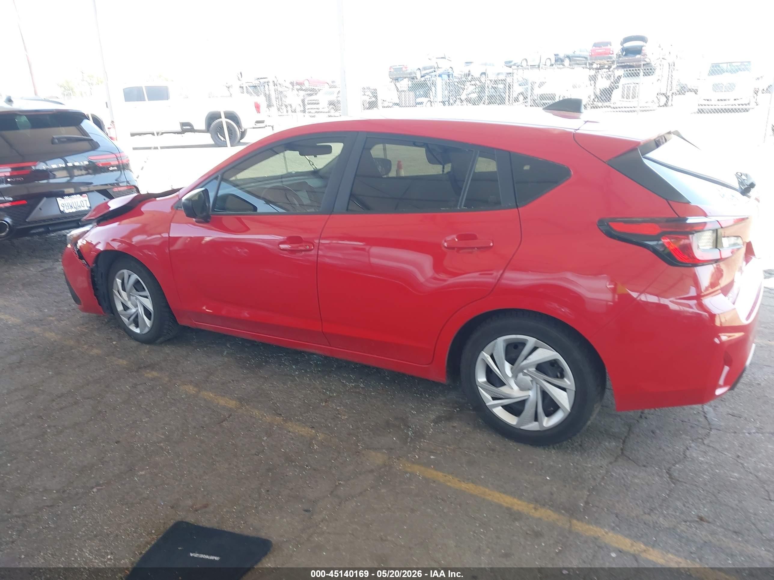 2024 Subaru Impreza Base 5-door Красный vin: JF1GUABC1R8850319