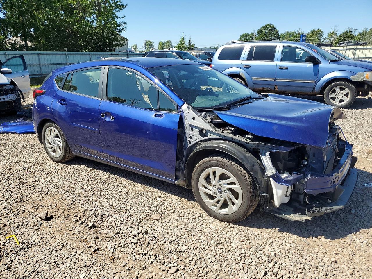 2024 Subaru Impreza Blue vin: JF1GUABC2R8319159