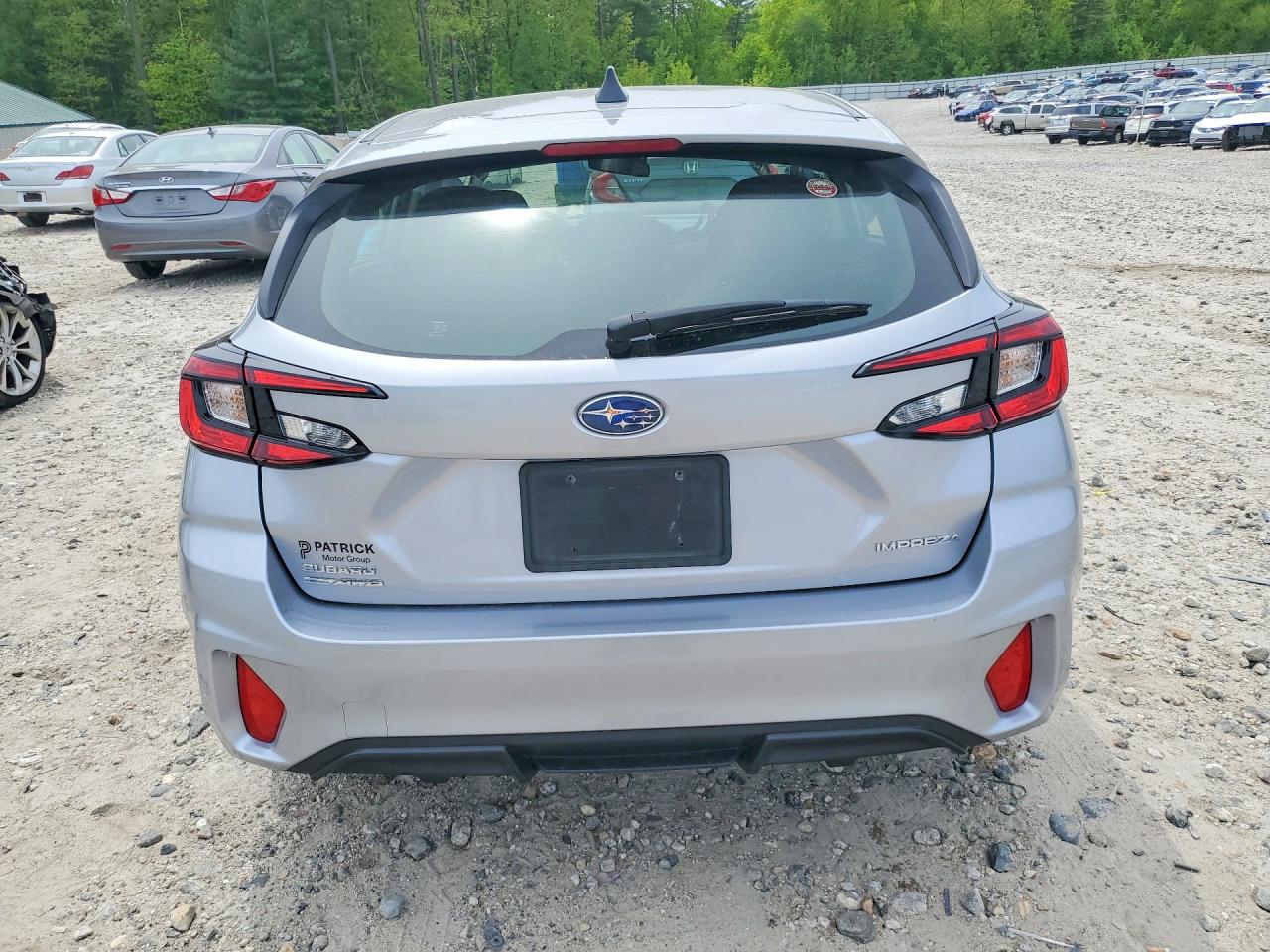 2024 Subaru Impreza Silver vin: JF1GUABC3R8861905
