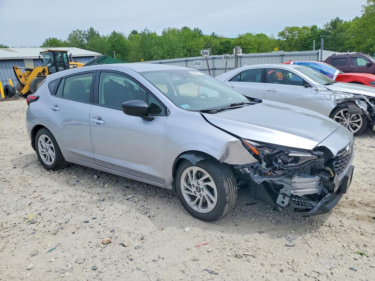 2024 Subaru Impreza Silver vin: JF1GUABC3R8861905