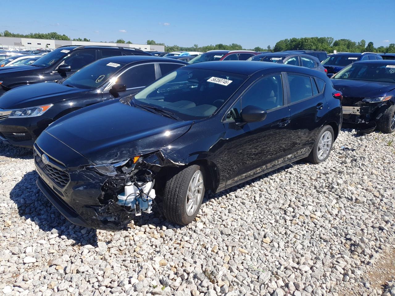 2025 Subaru Impreza Black vin: JF1GUABC3S8268325