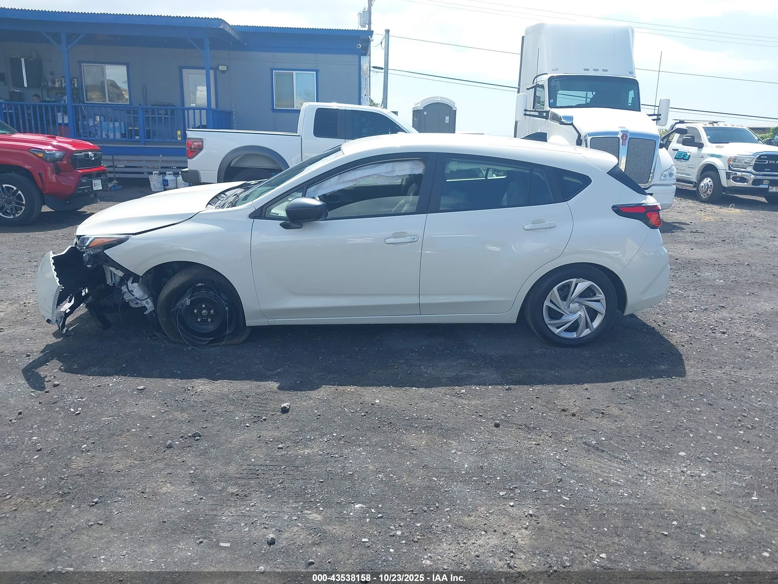 2025 Subaru Impreza Base 5-door White vin: JF1GUABC6S8267220