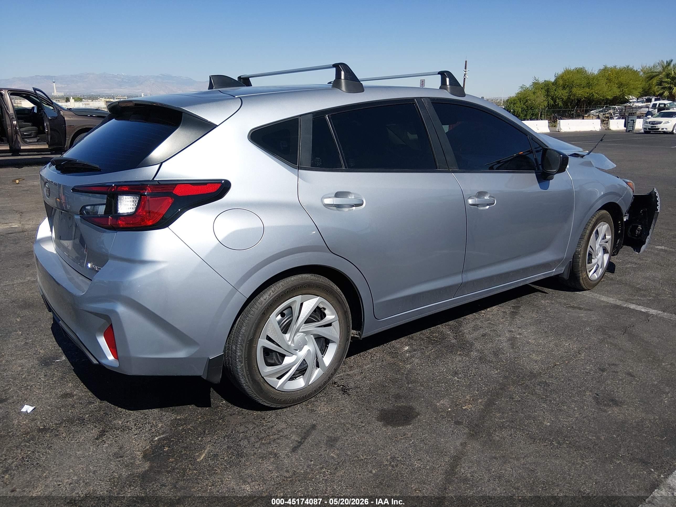 2024 Subaru Impreza Base 5-door Silver vin: JF1GUABC7R8856125