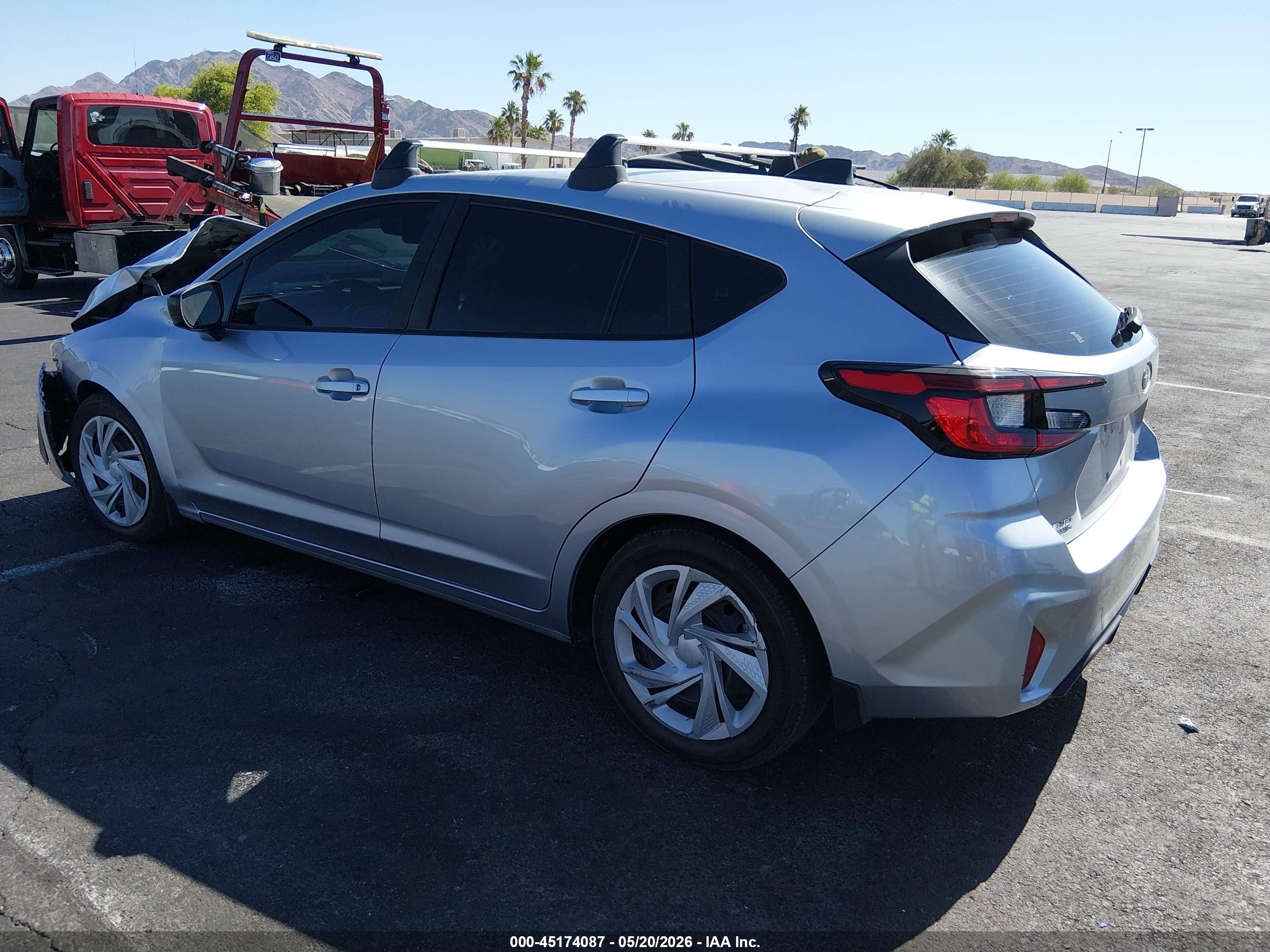 2024 Subaru Impreza Base 5-door Silver vin: JF1GUABC7R8856125