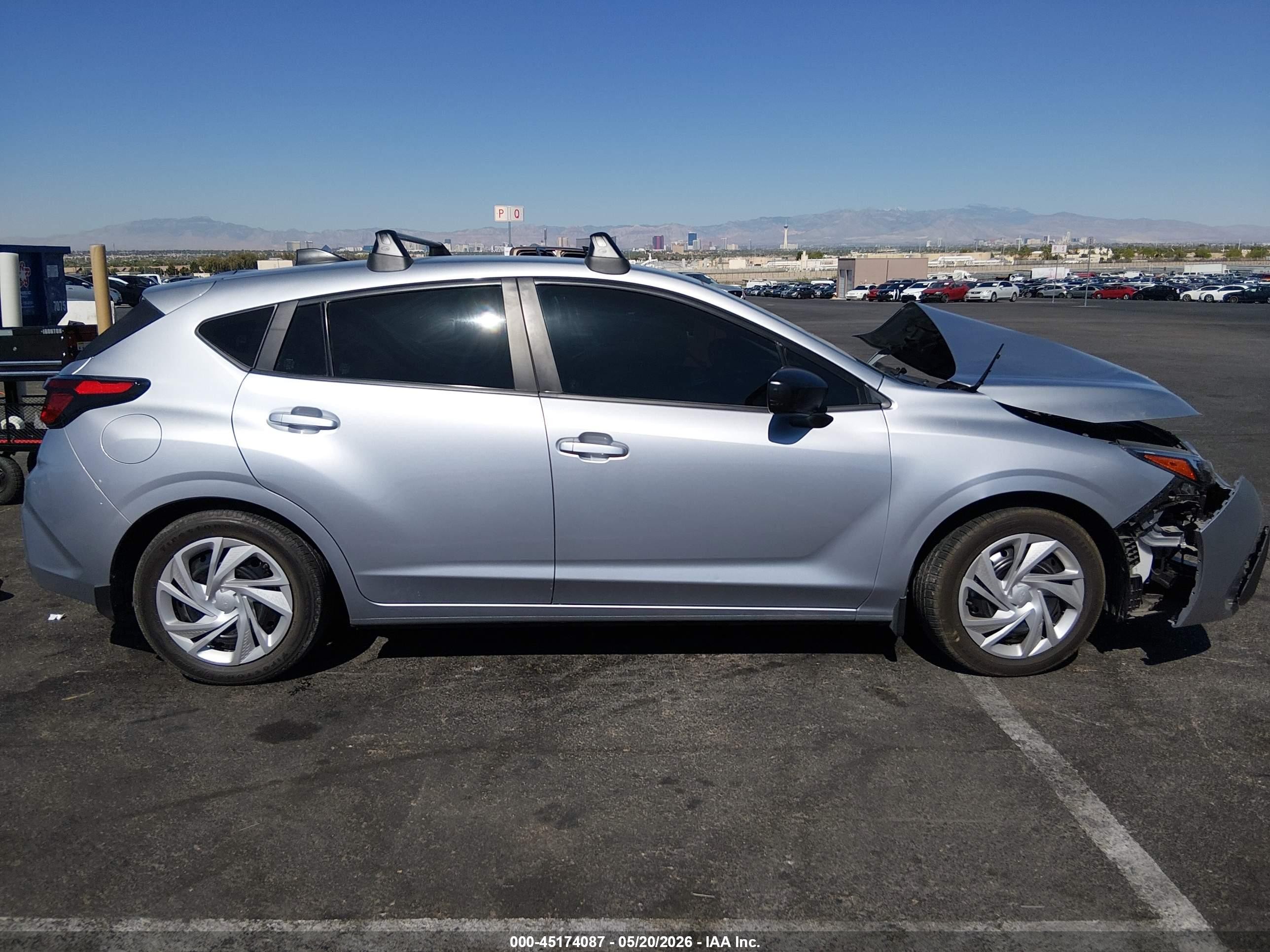 2024 Subaru Impreza Base 5-door Silver vin: JF1GUABC7R8856125