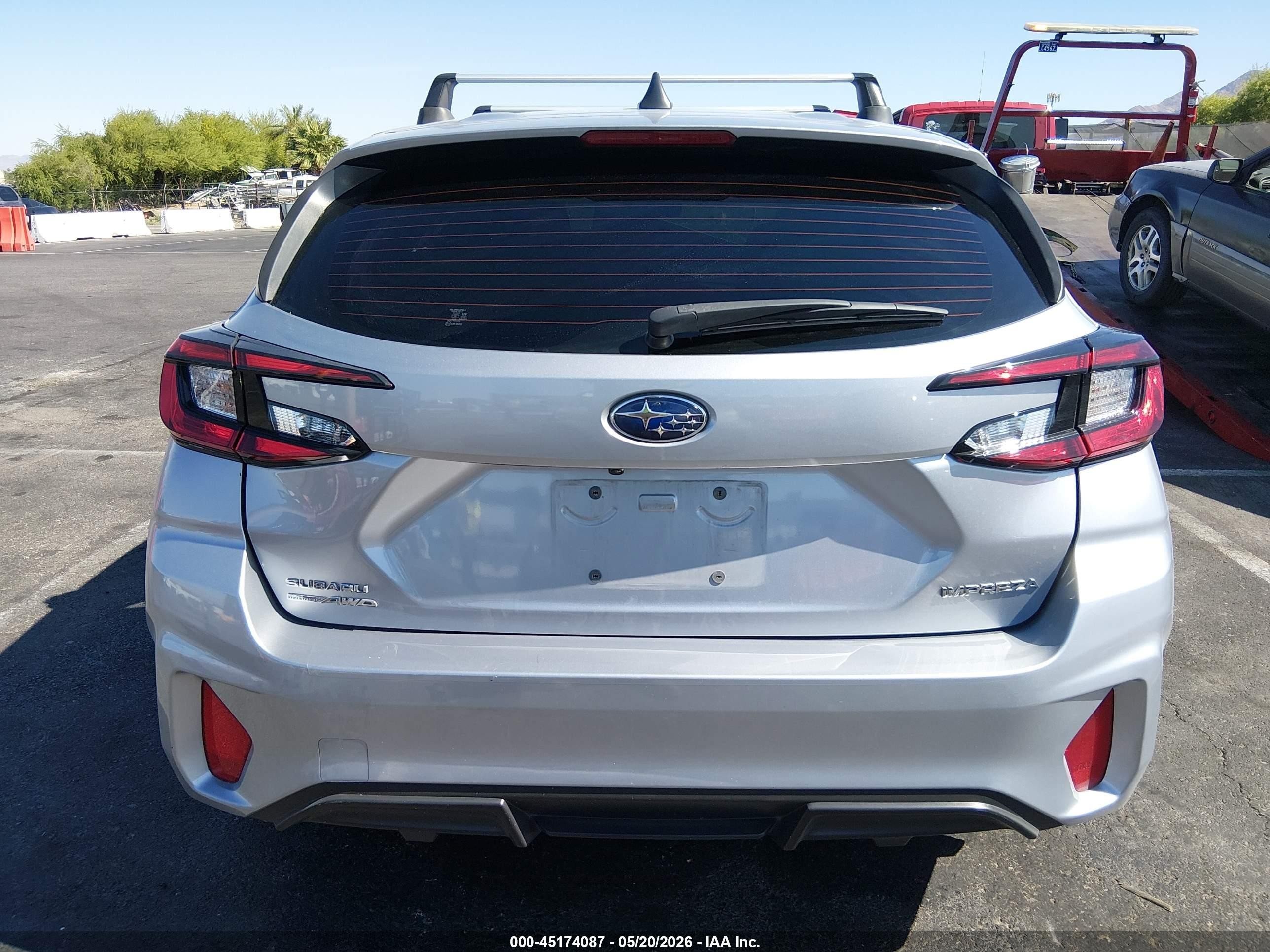 2024 Subaru Impreza Base 5-door Silver vin: JF1GUABC7R8856125