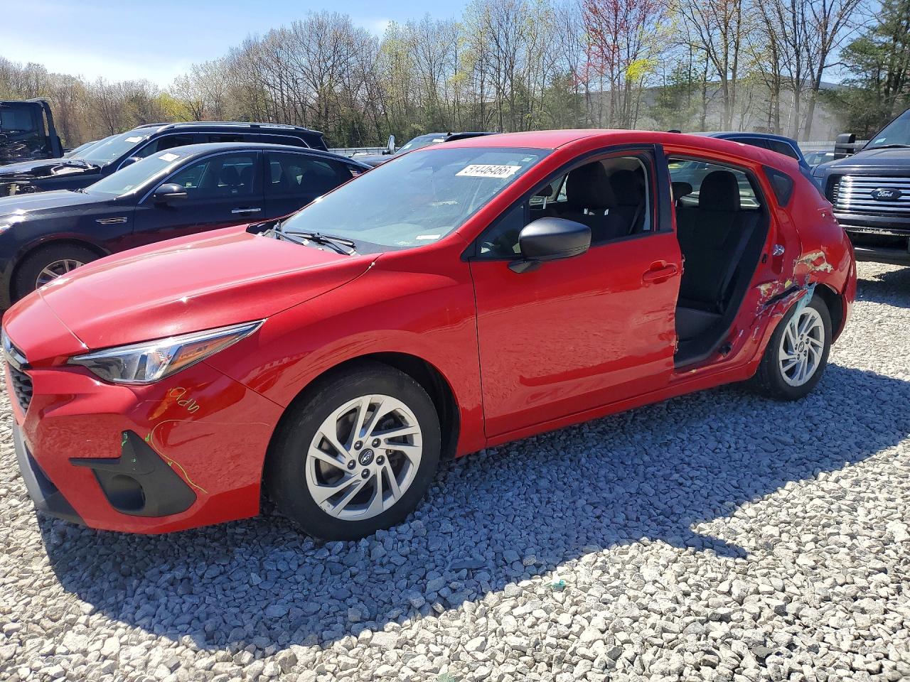 2024 Subaru Impreza Red vin: JF1GUABC8R8259999