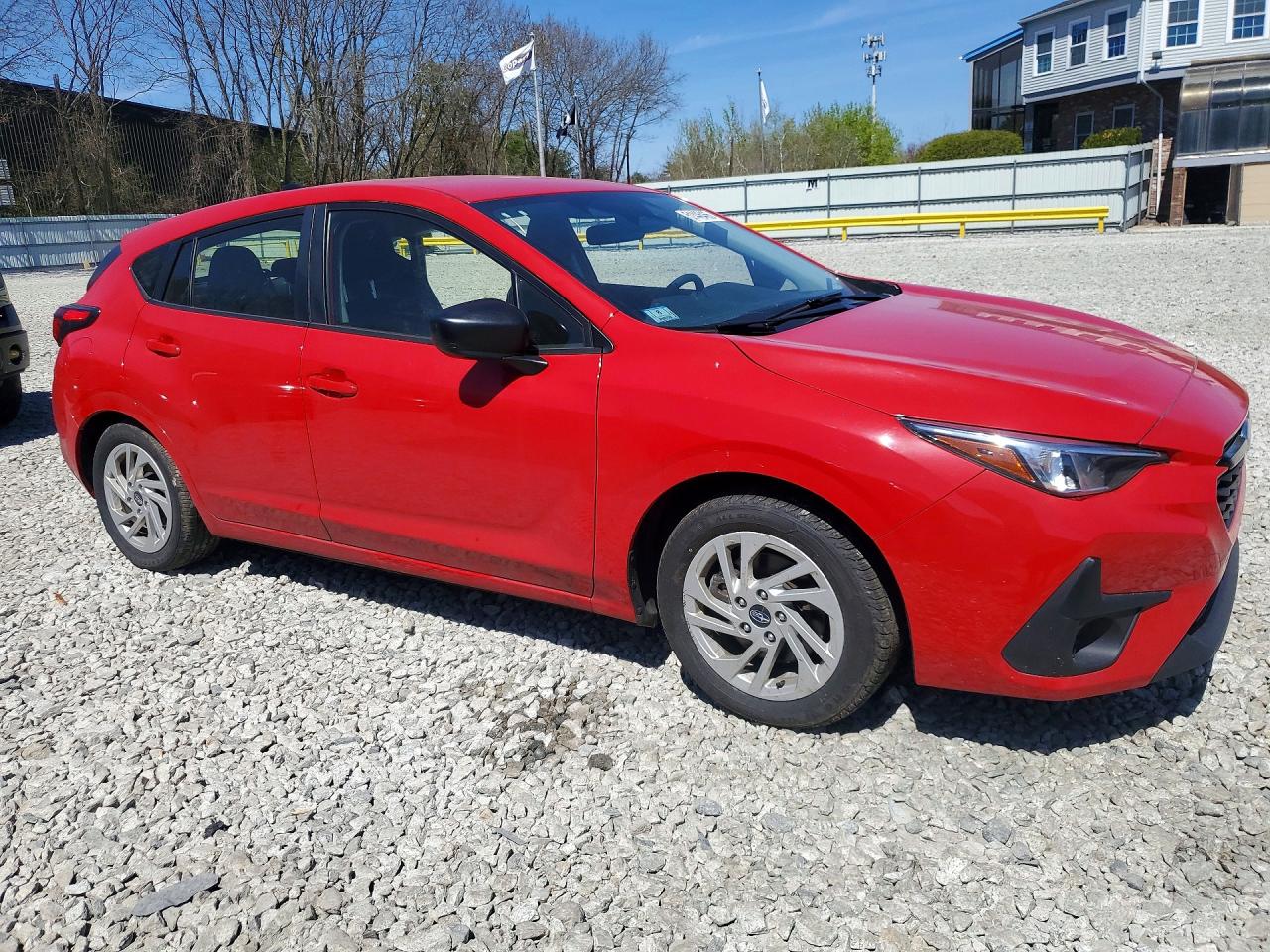 2024 Subaru Impreza Red vin: JF1GUABC8R8259999