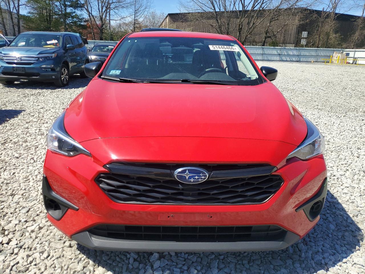 2024 Subaru Impreza Red vin: JF1GUABC8R8259999