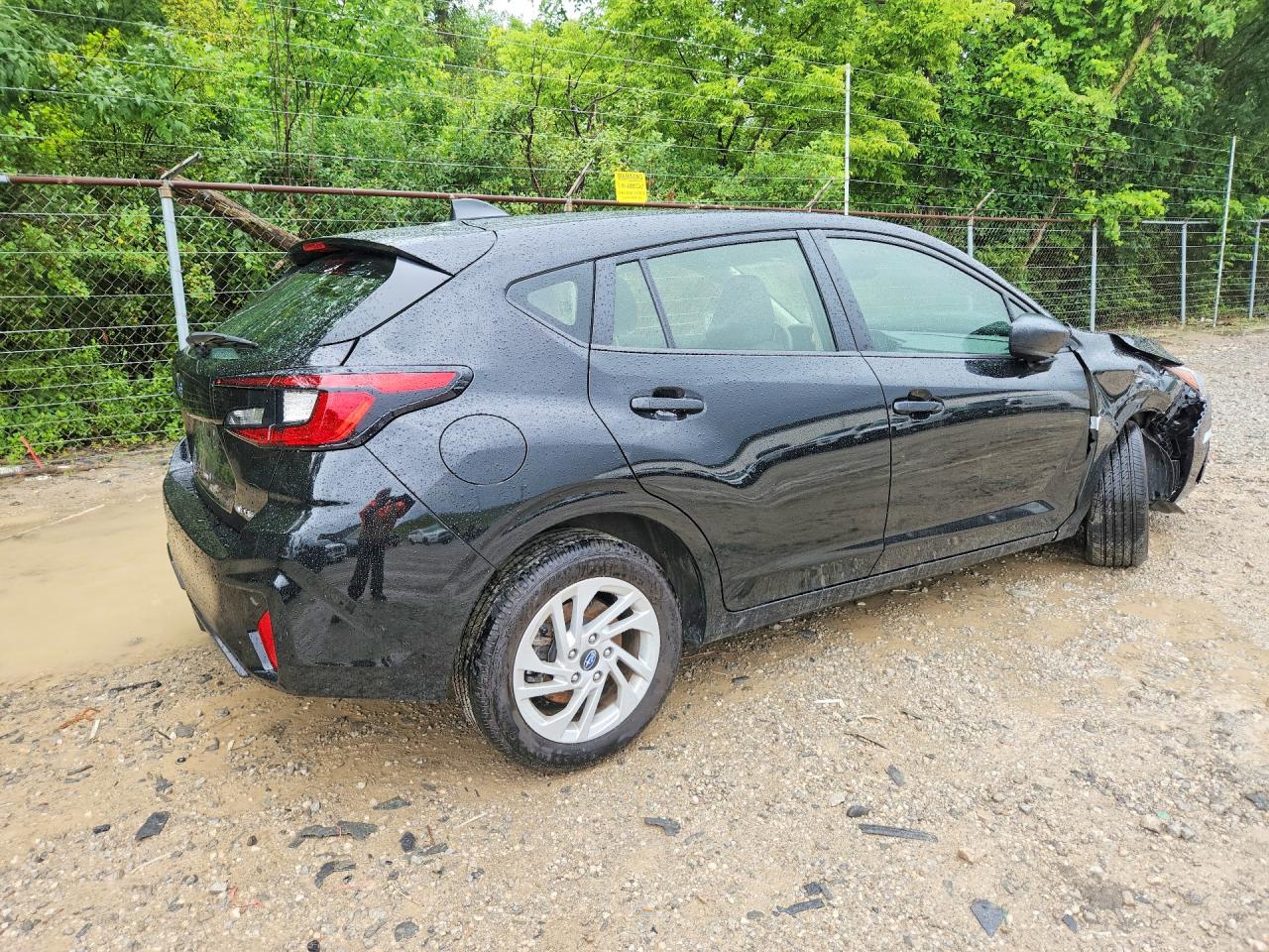 2025 Subaru Impreza Черный vin: JF1GUABC8S8292622