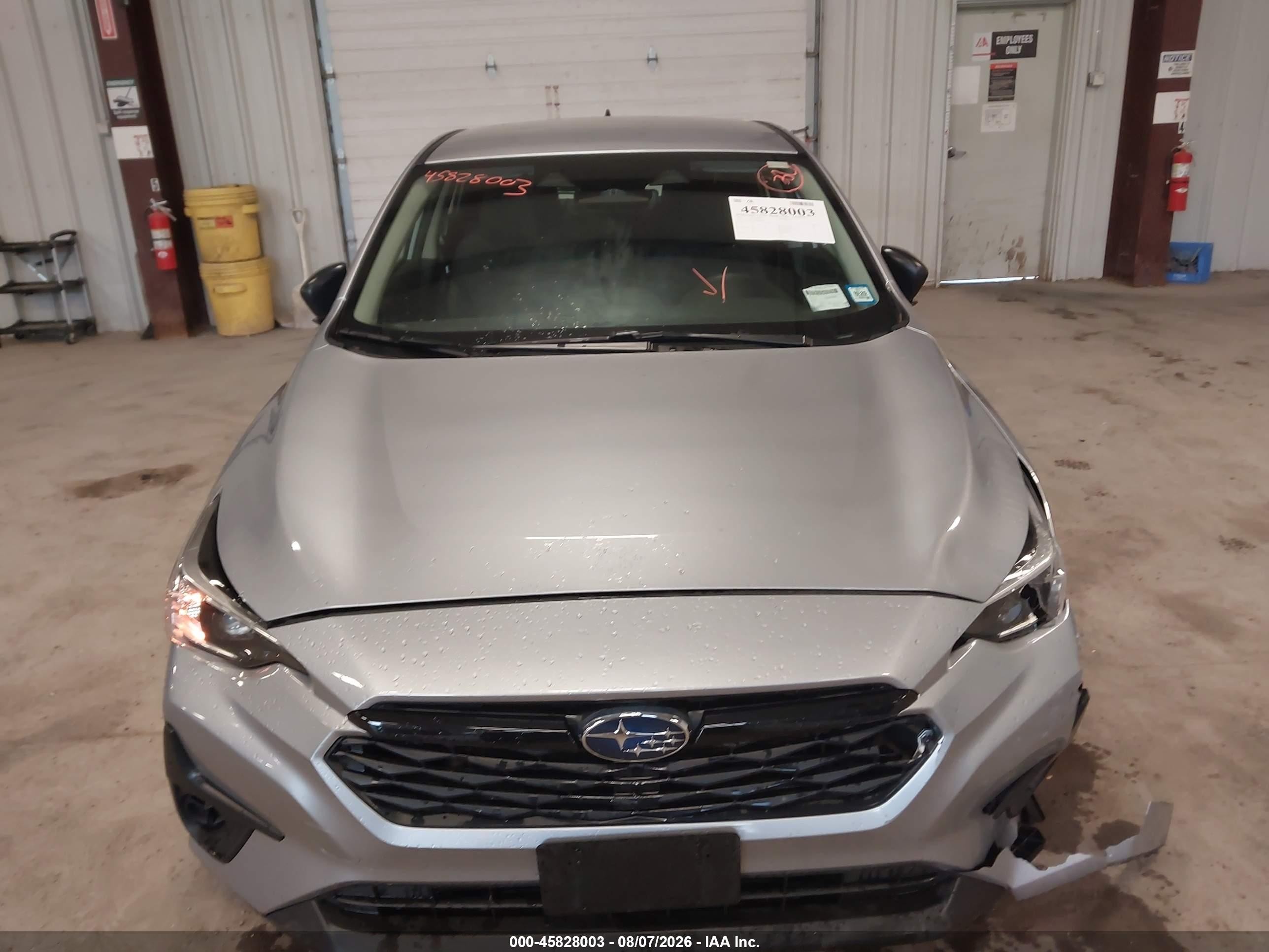2024 Subaru Impreza Base 5-door Silver vin: JF1GUABCXR8880967