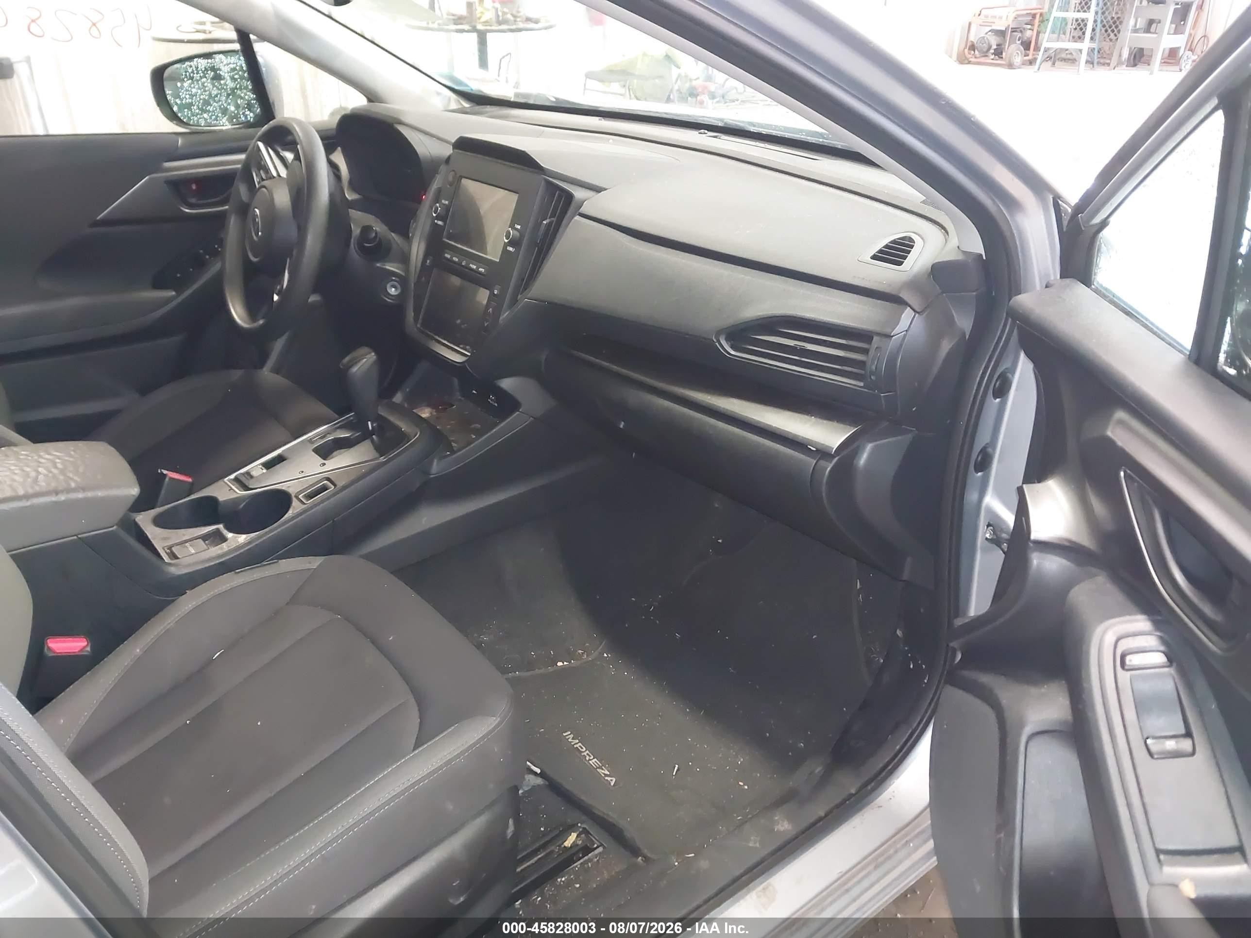 2024 Subaru Impreza Base 5-door Silver vin: JF1GUABCXR8880967